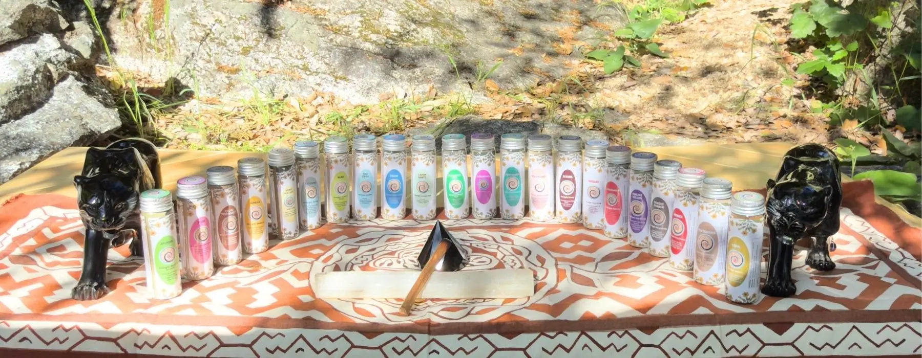 New arrivals at Collective Journey Art featuring hapé blends, ceremonial tools, and artisan creations