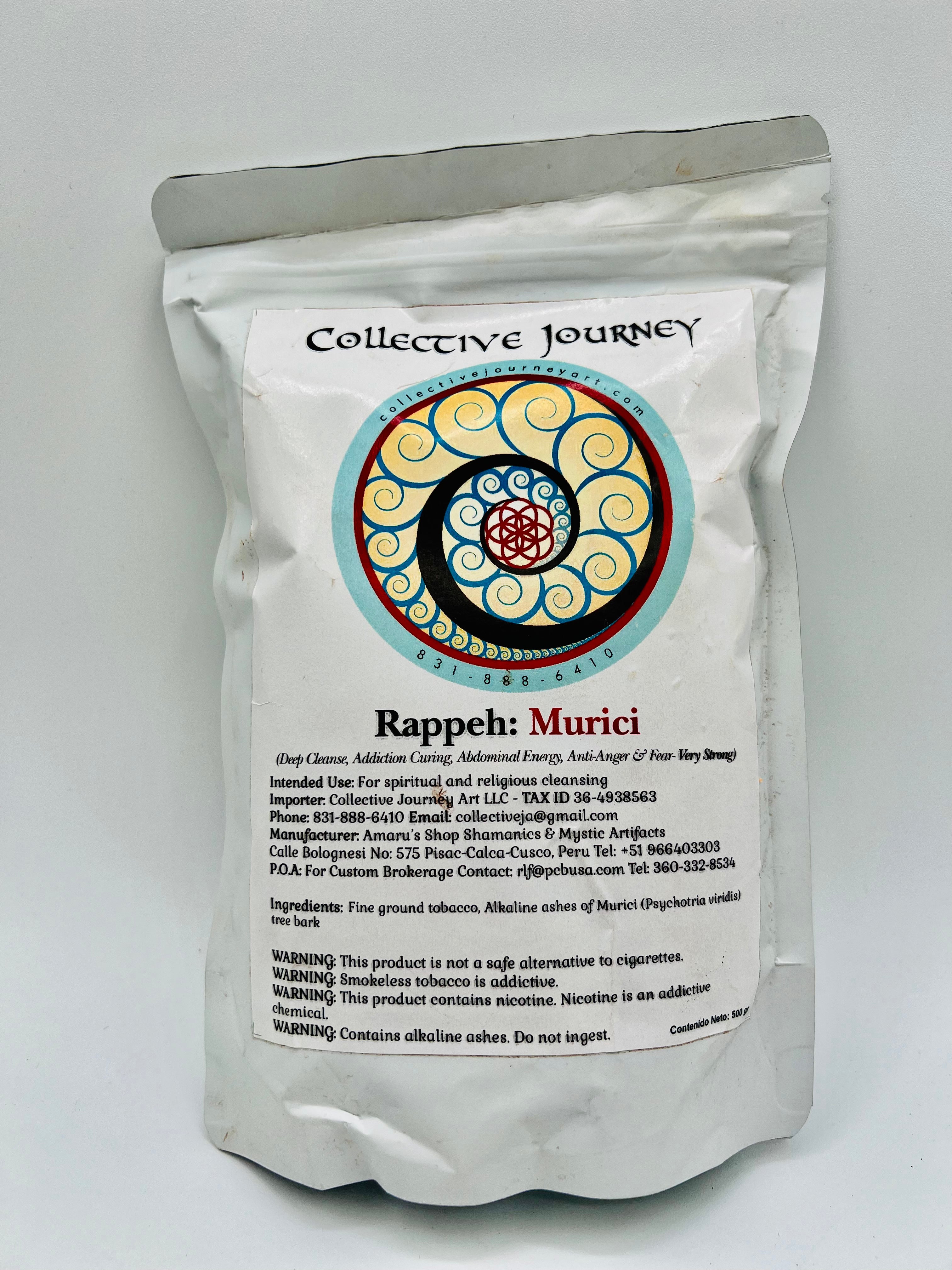 Hapé MURICI Rapé  [Masculine, Deep Cleanse, Addiction Curing, Anti-Anger & Fear- VERY STRONG]