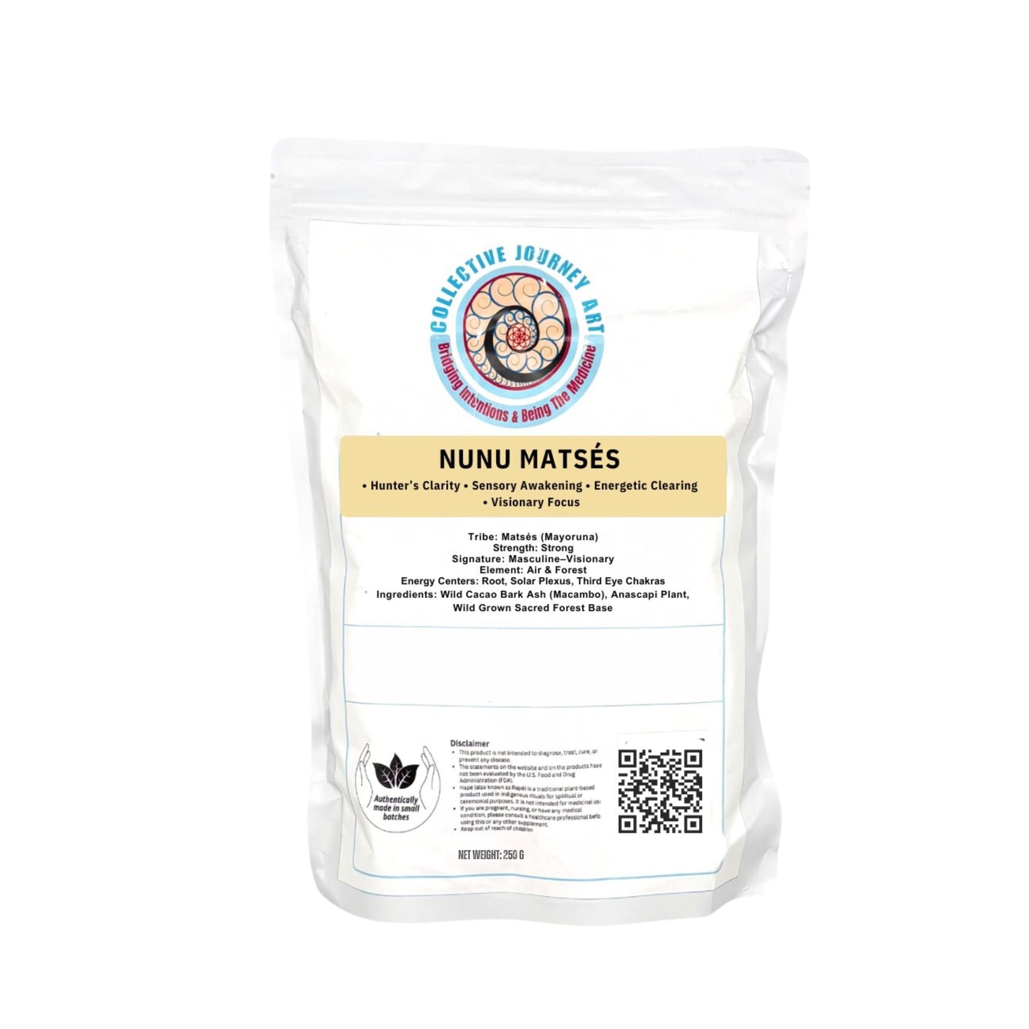 Hapé Nunu Matsés Authentic Rapé