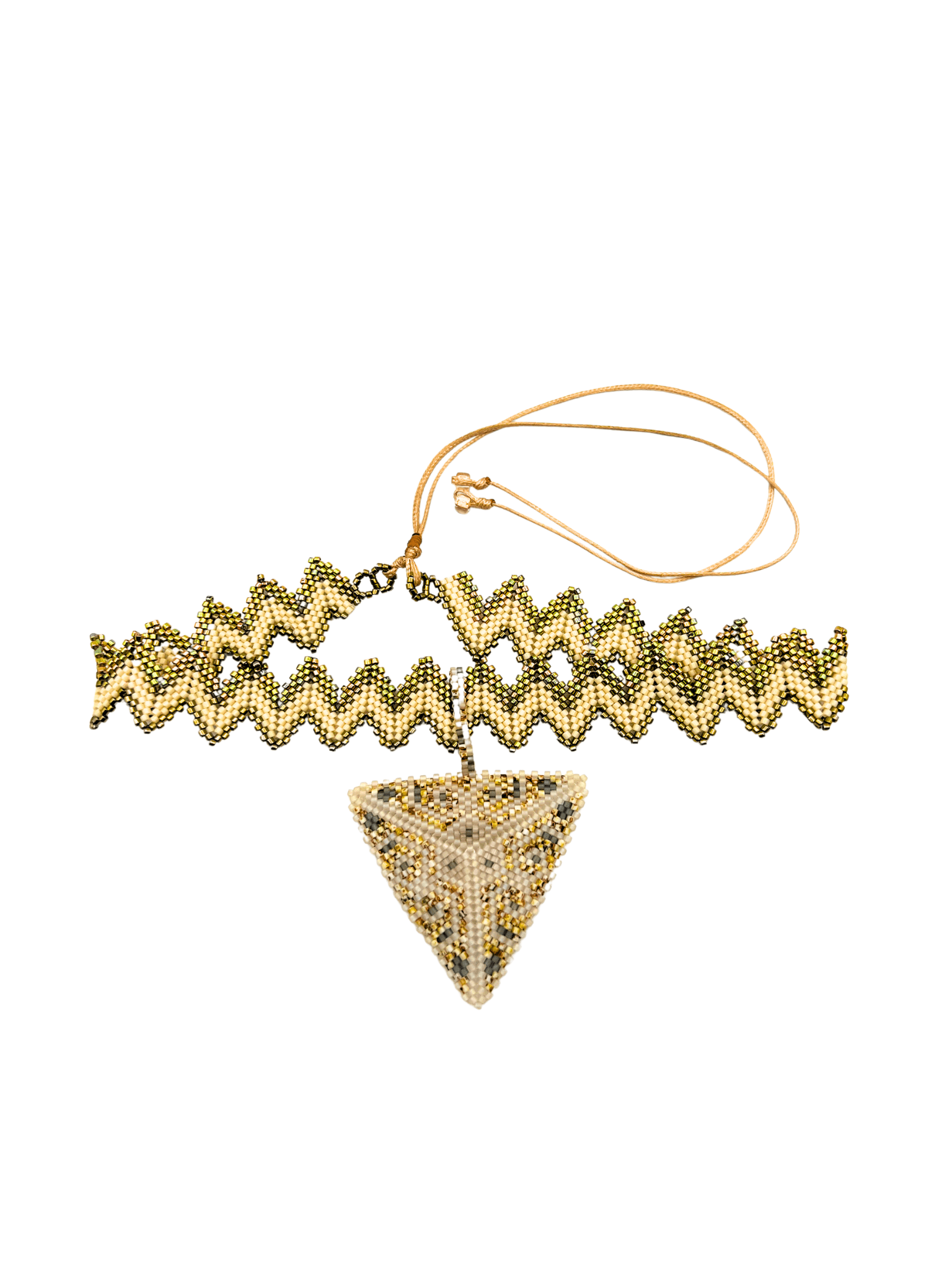 Crown Pyramid Pendant Choker/Headpiece by Collective Journey Art