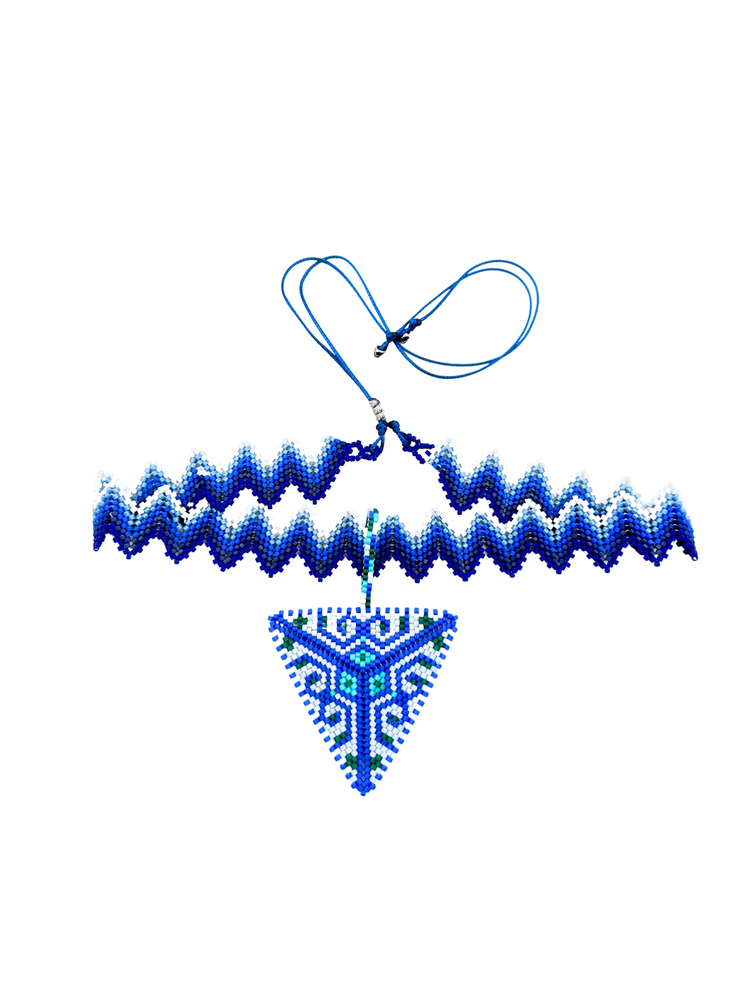 Crown Pyramid Pendant Choker/Headpiece by Collective Journey Art