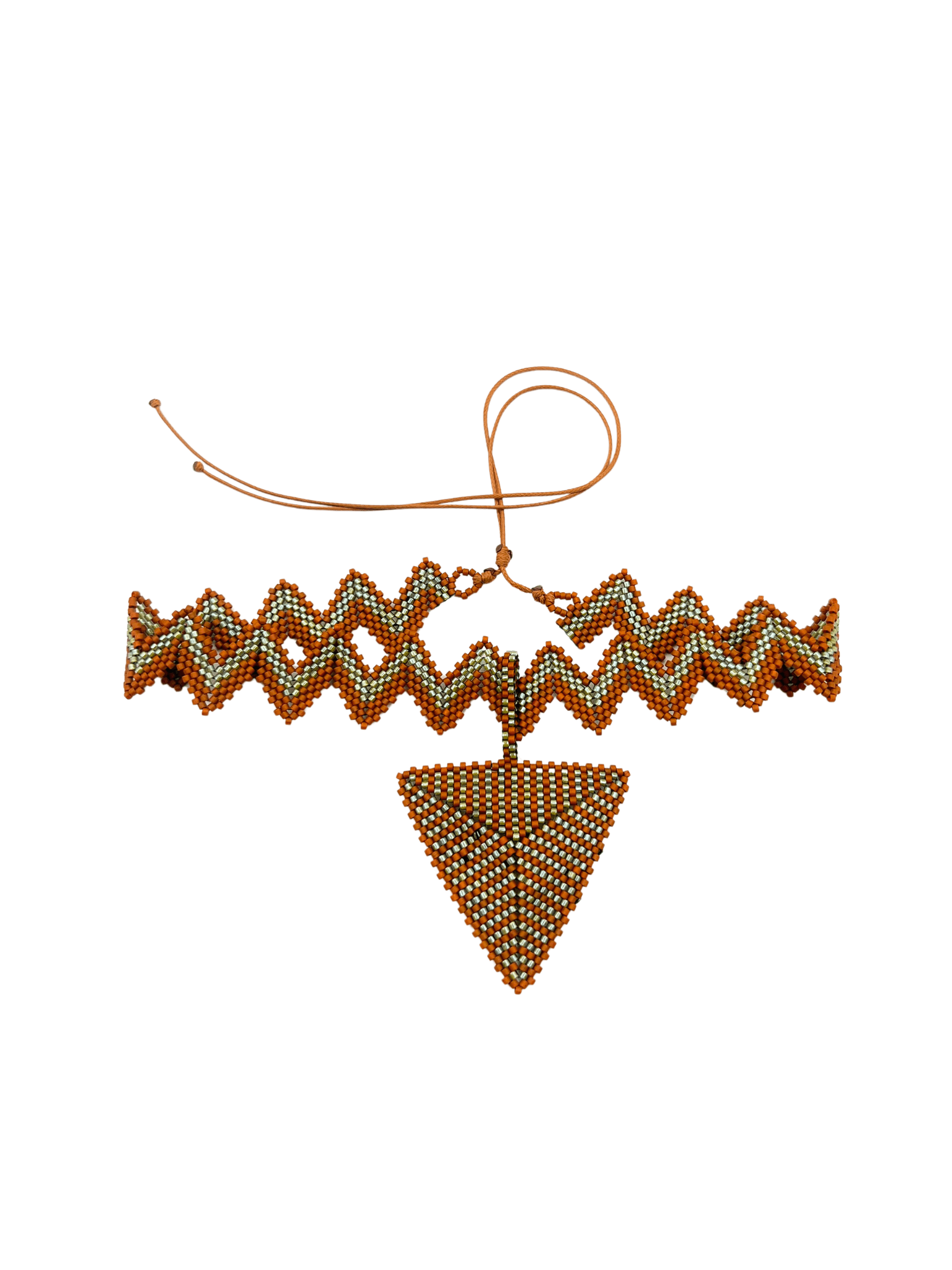 Crown Pyramid Pendant Choker/Headpiece by Collective Journey Art