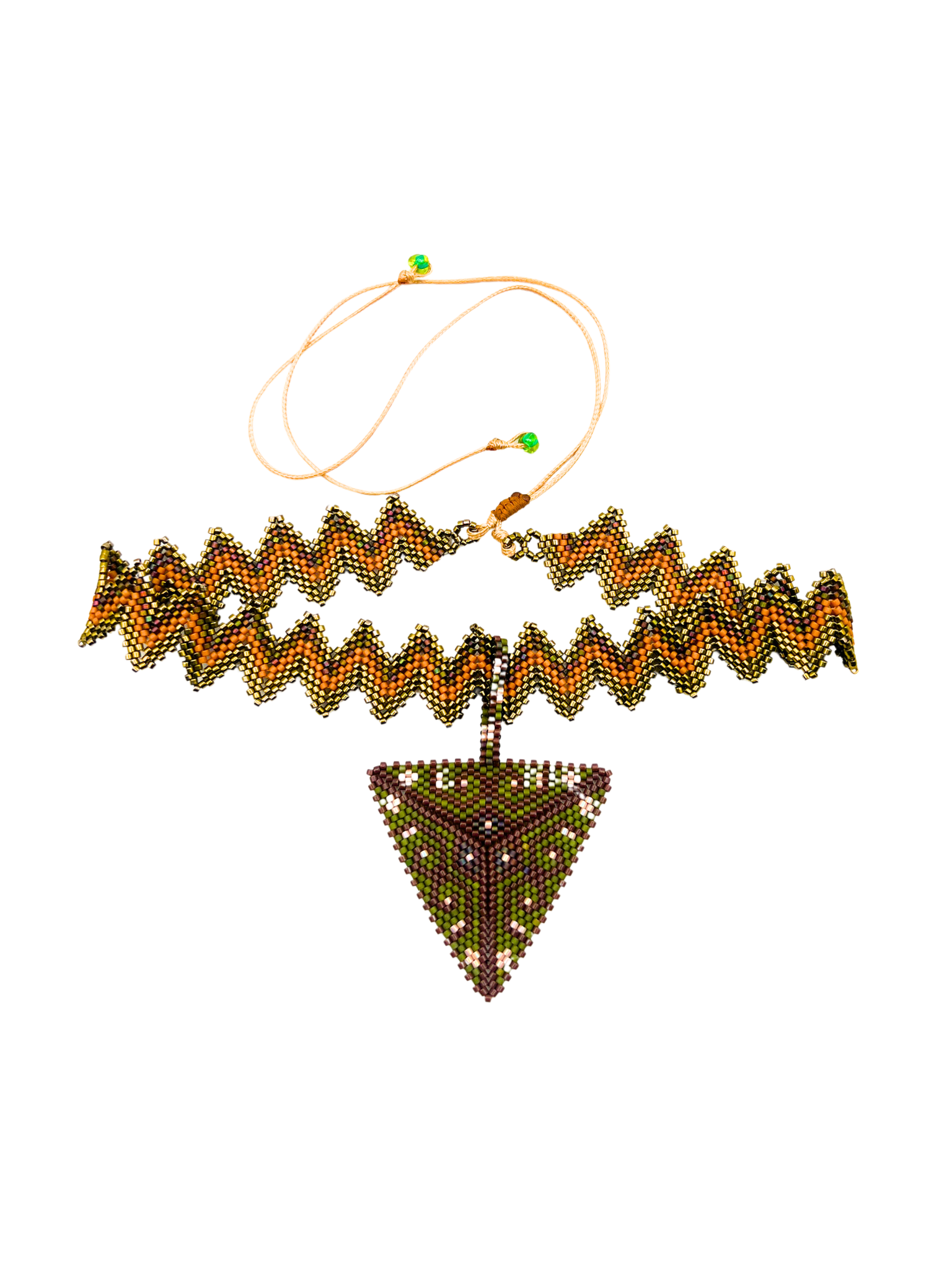 Crown Pyramid Pendant Choker/Headpiece by Collective Journey Art