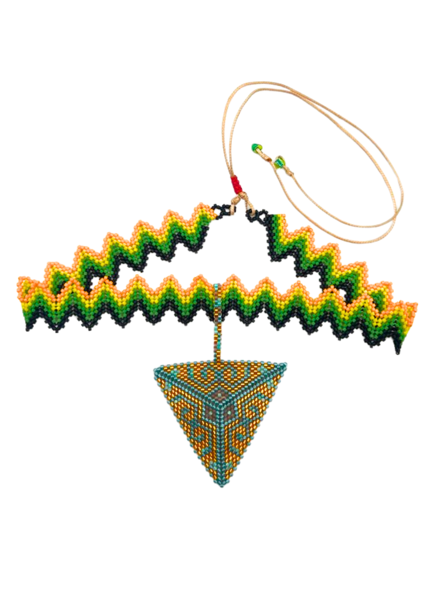 Crown Pyramid Pendant Choker/Headpiece by Collective Journey Art