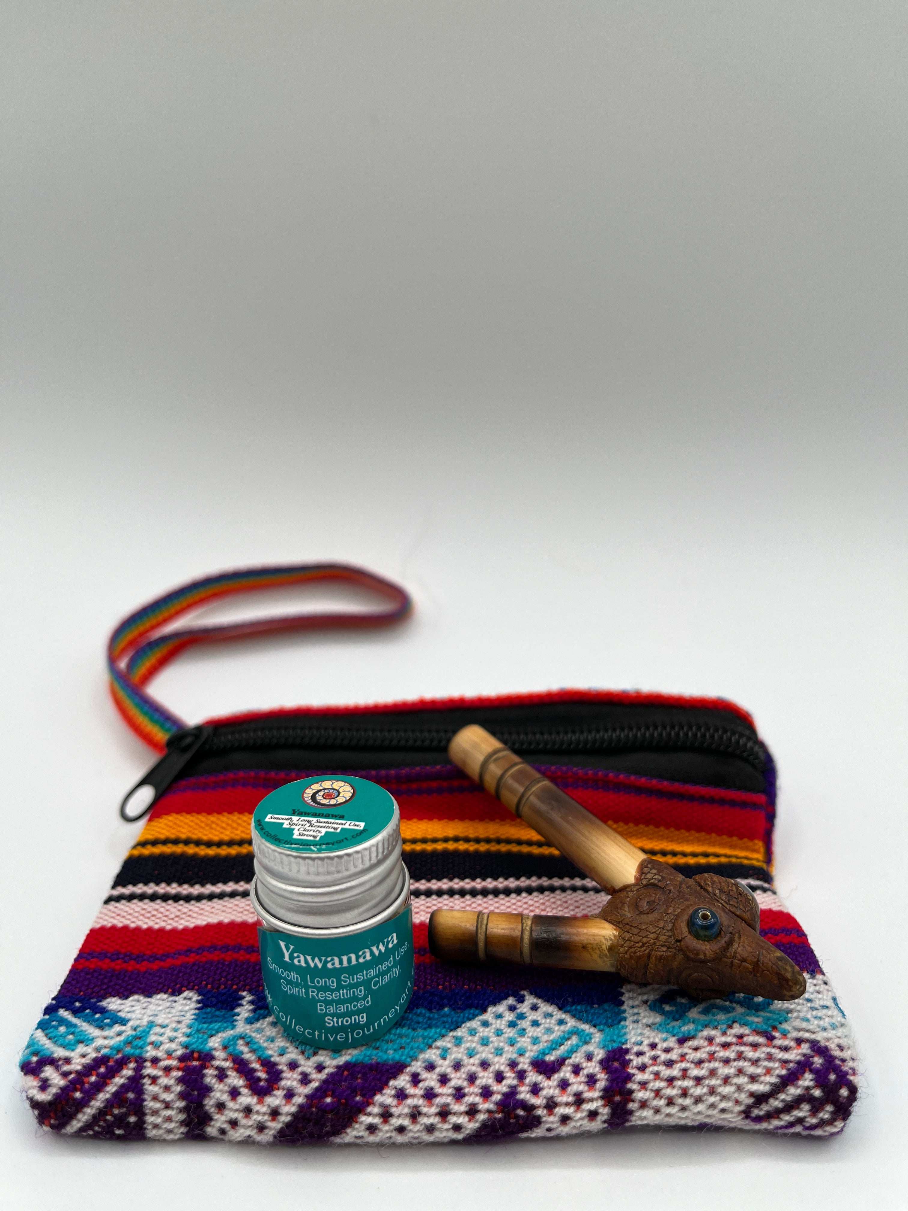 1 Small YAWANAWA Hapé + 1 Bamboo Kuripe + 1 Medicine Pouch