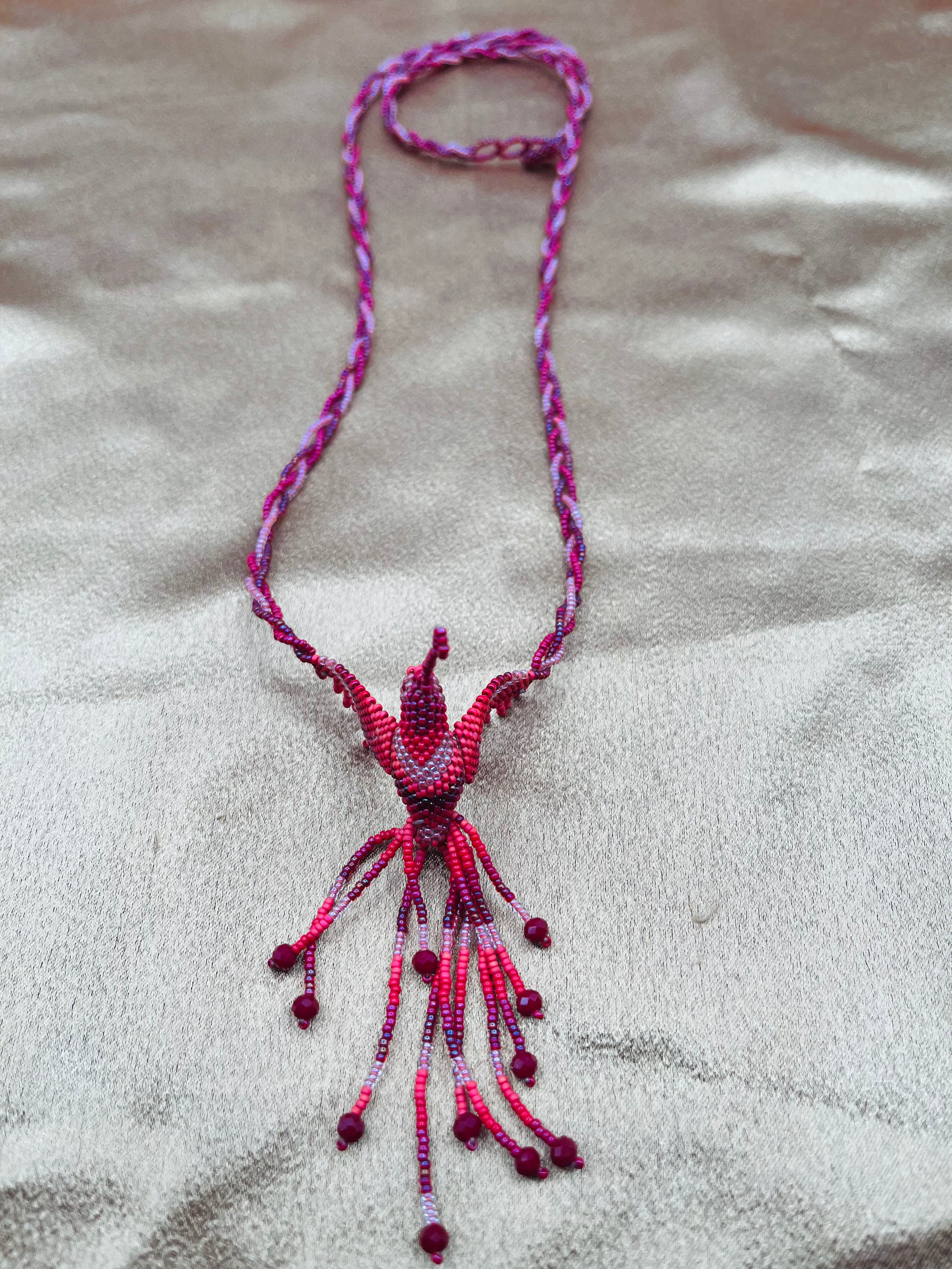 Colibri/Hummingbird Necklace- Miyuki Beads