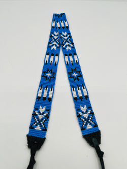 Wide Tie-Up Beaded Hatband