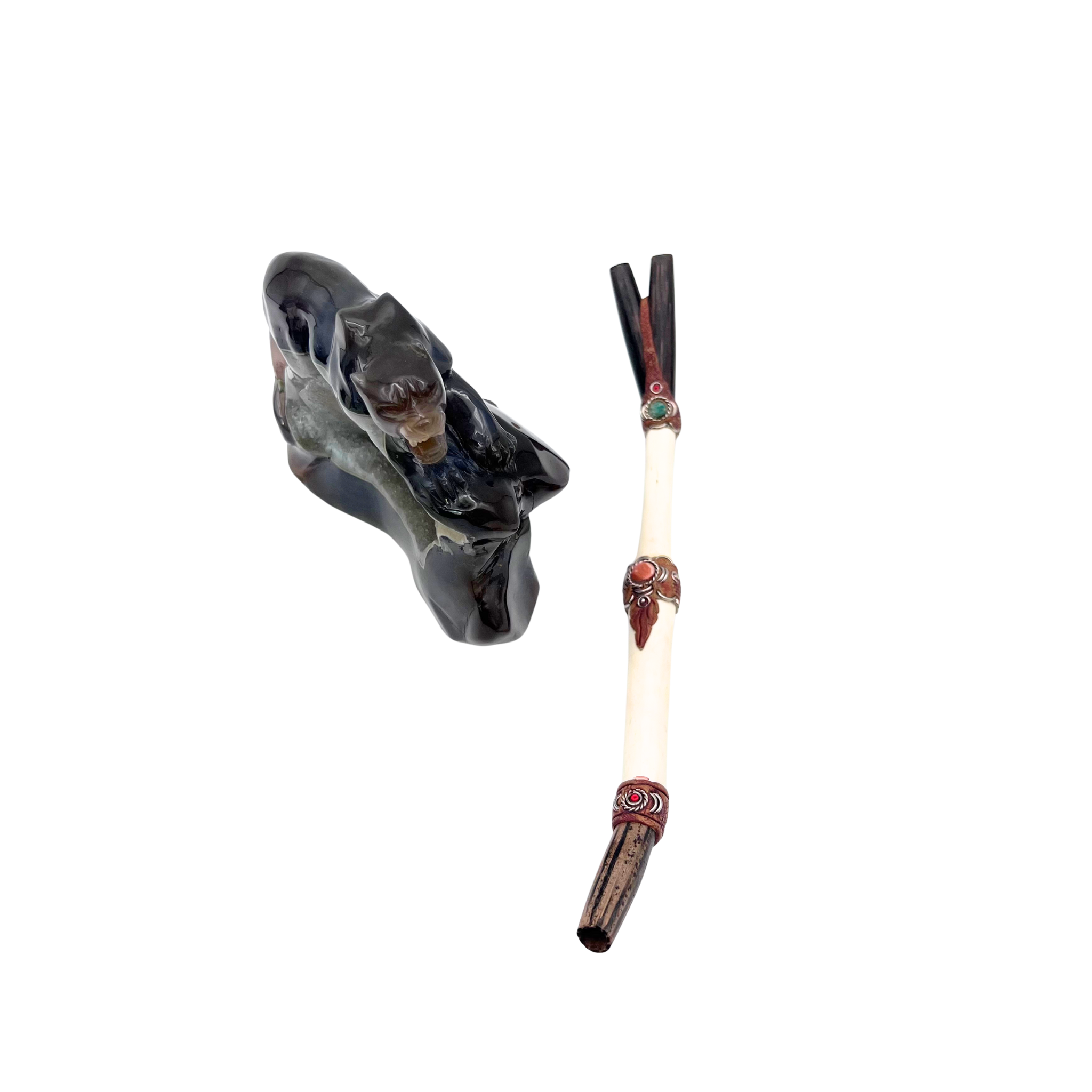 Double Nostril Bone Tepi