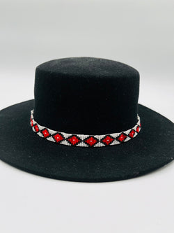 Narrow Tie-Up Hatband