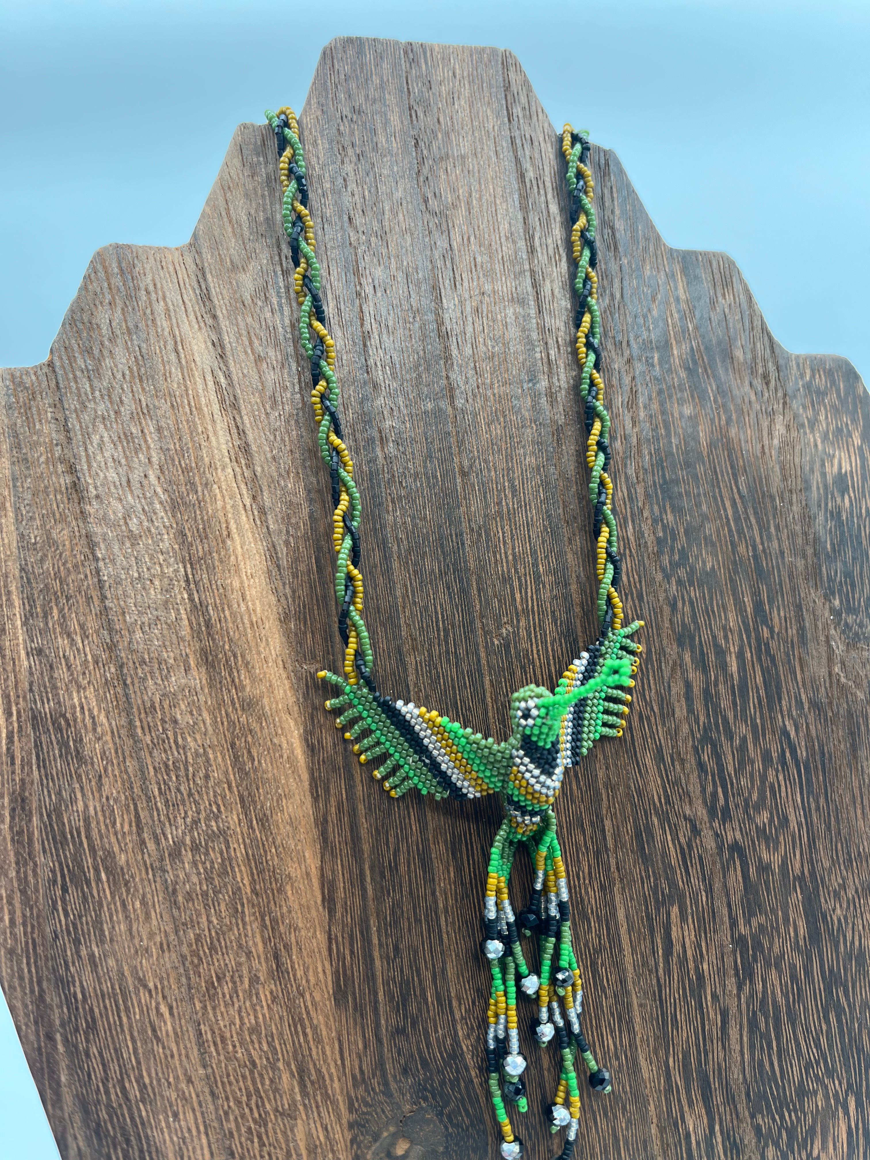 Colibri/Hummingbird Necklace- Miyuki Beads