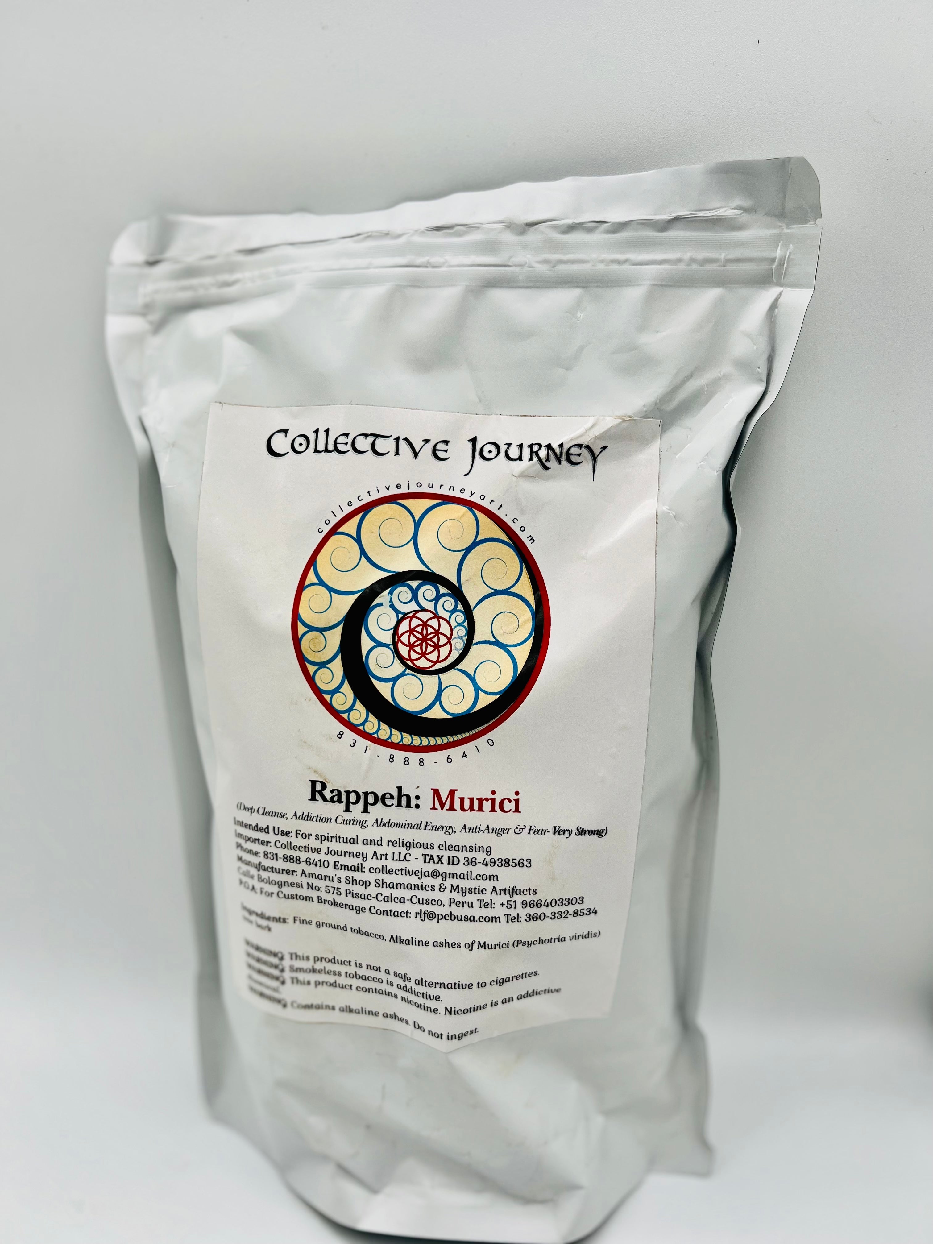 Hapé MURICI Rapé  [Masculine, Deep Cleanse, Addiction Curing, Anti-Anger & Fear- VERY STRONG]