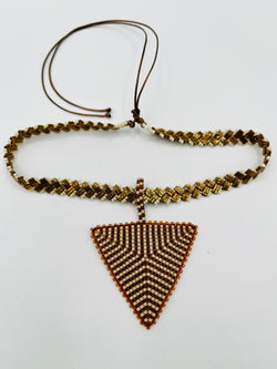 Crown Pyramid Pendant Choker/Headpiece