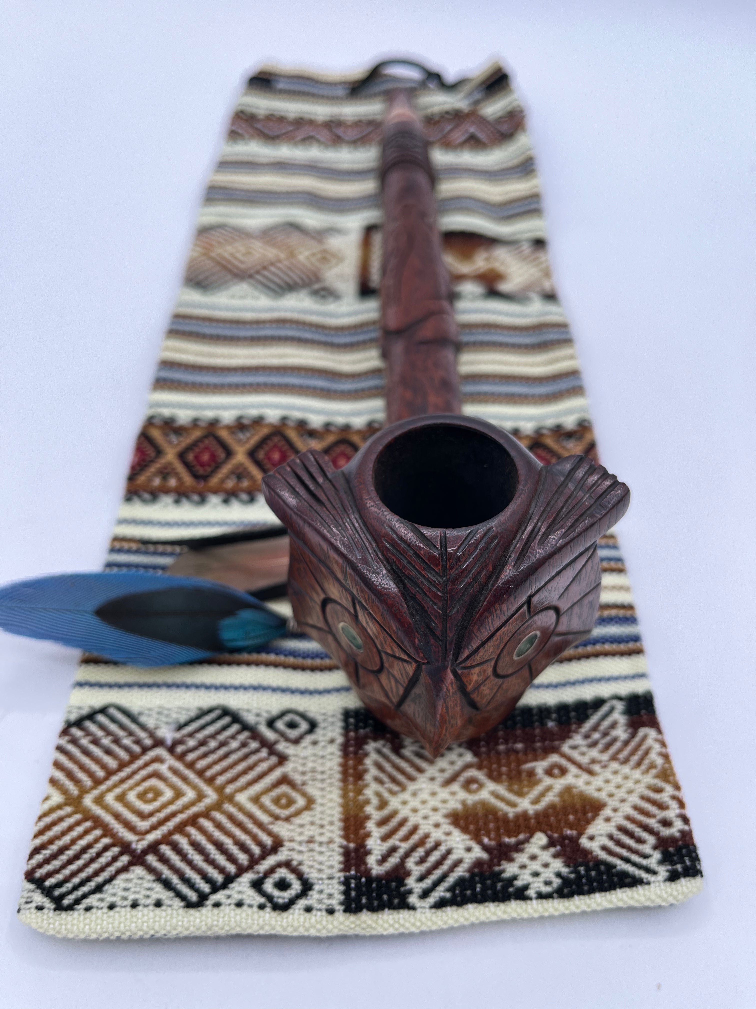 Owl Peace Pipe
