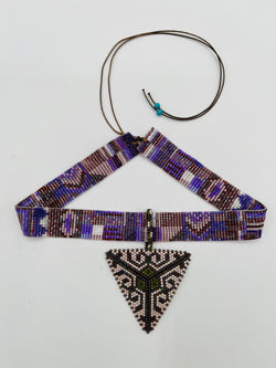 Pyramid Pendant Choker/Headpiece- 12 line