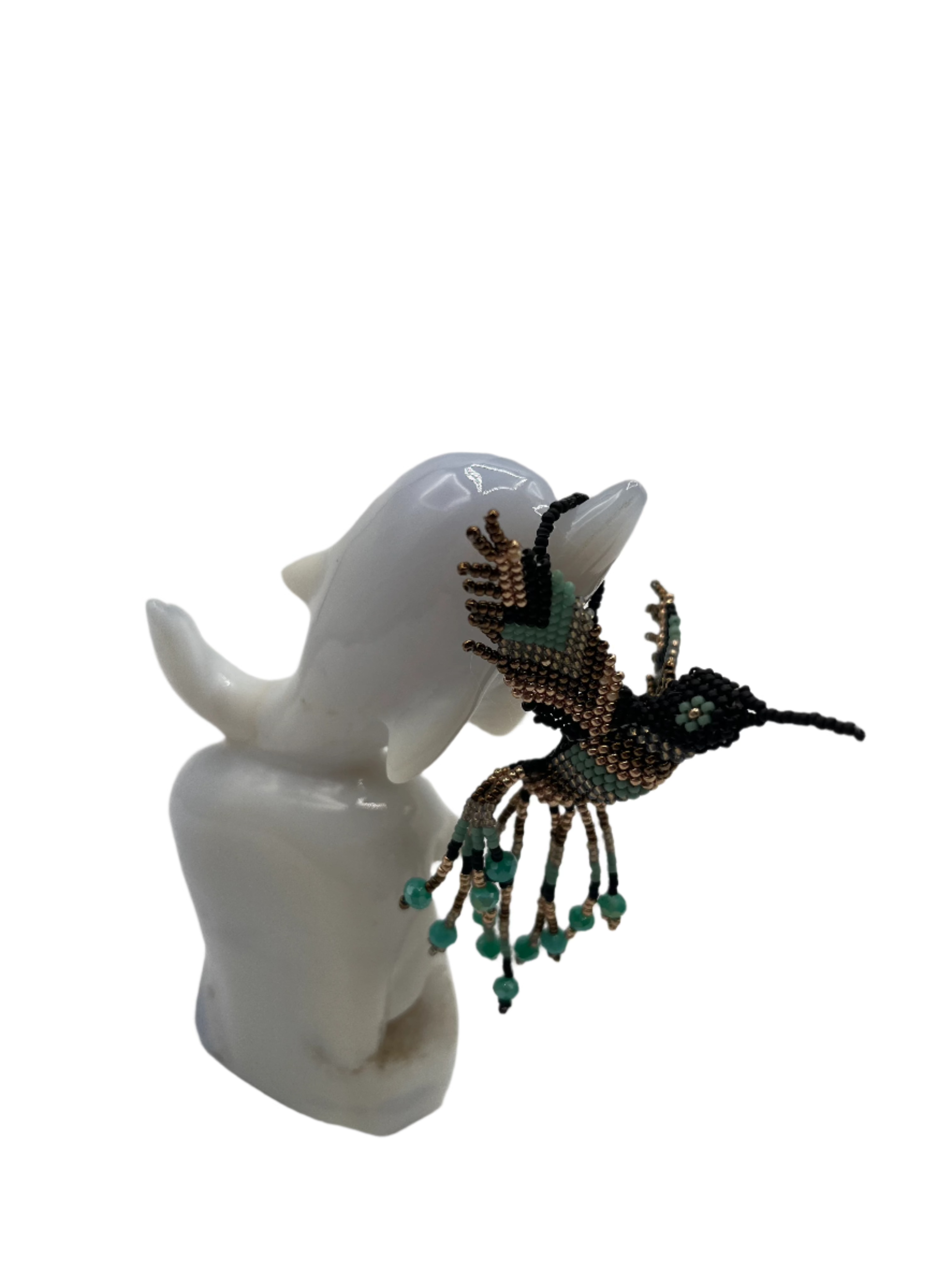 Colibri/Hummingbird Ornament Car/Wall Hang-Miyuki Beads