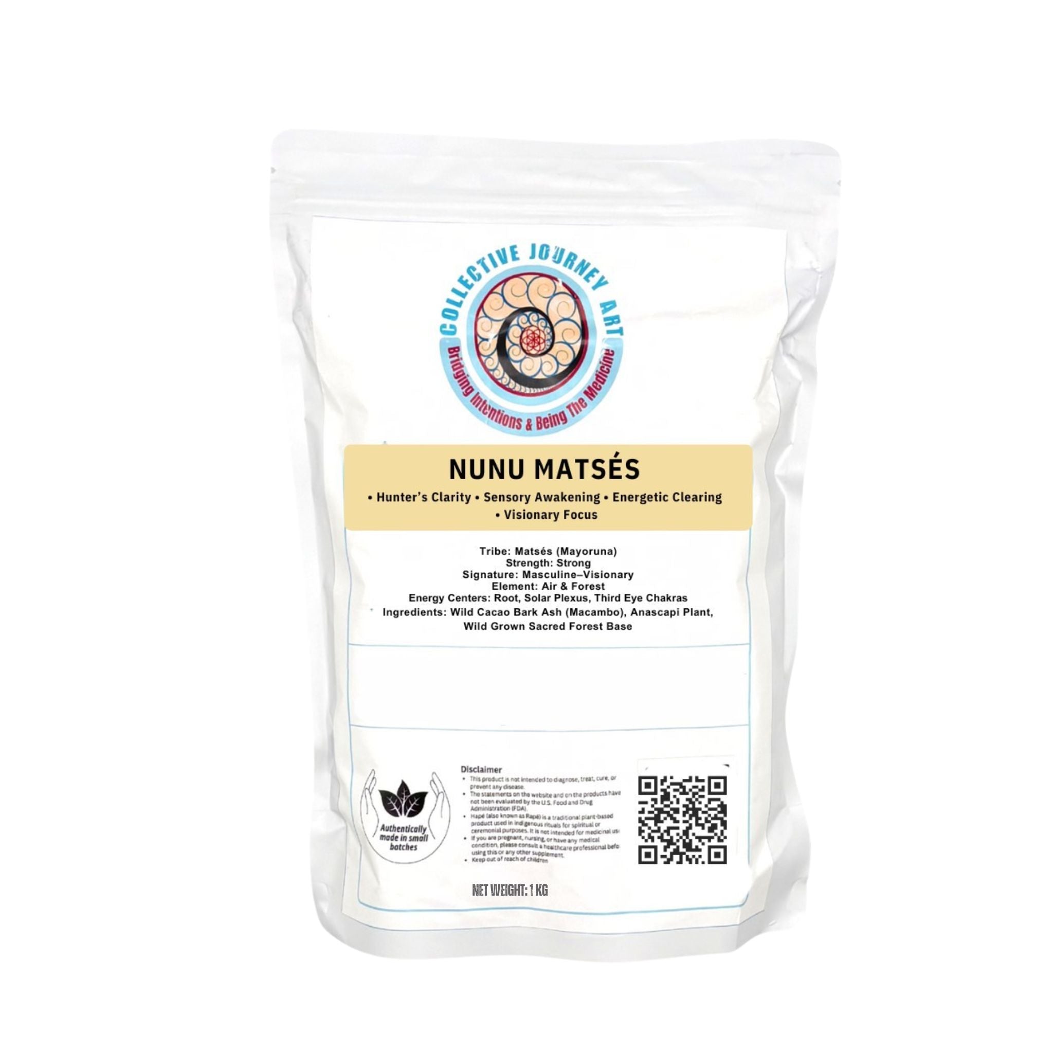 Hapé Nunu Matsés Authentic Rapé