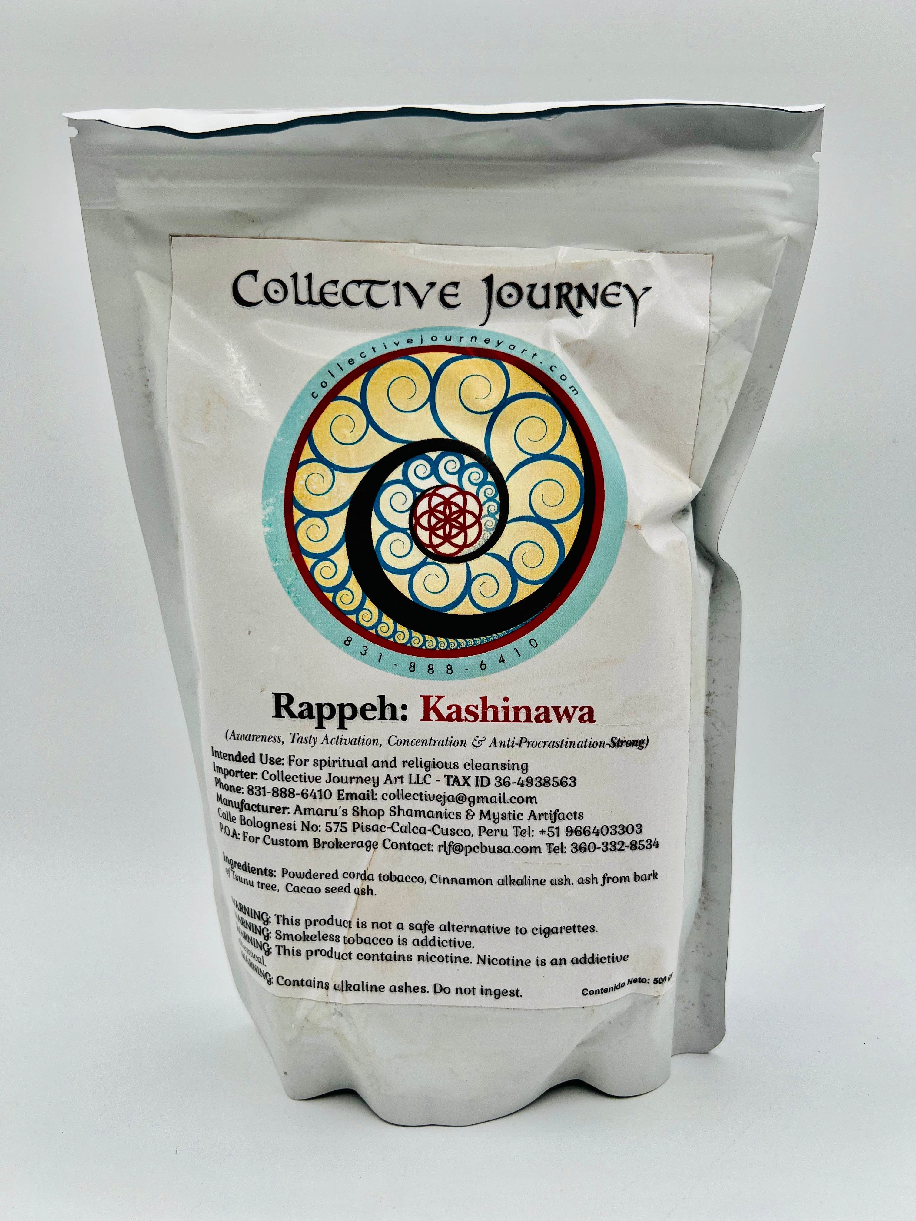 Hapé KASHINAWA Rapé [Conscience, Activation Agréable, Concentration & Anti-Procrastination-FORT]