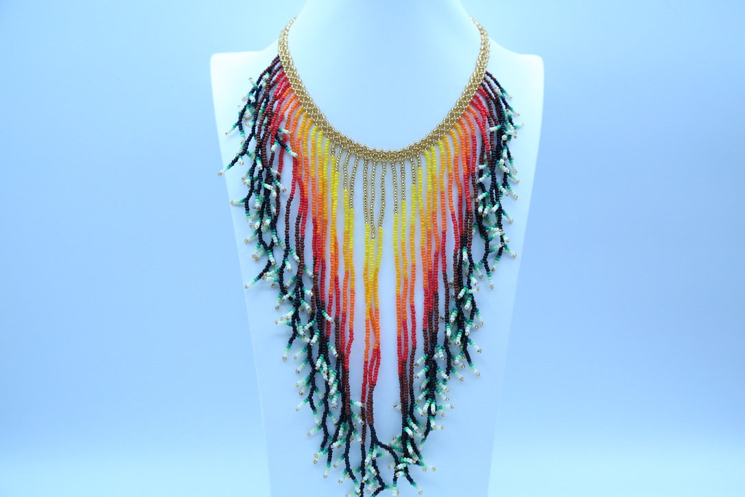 Rain Fringe Necklace