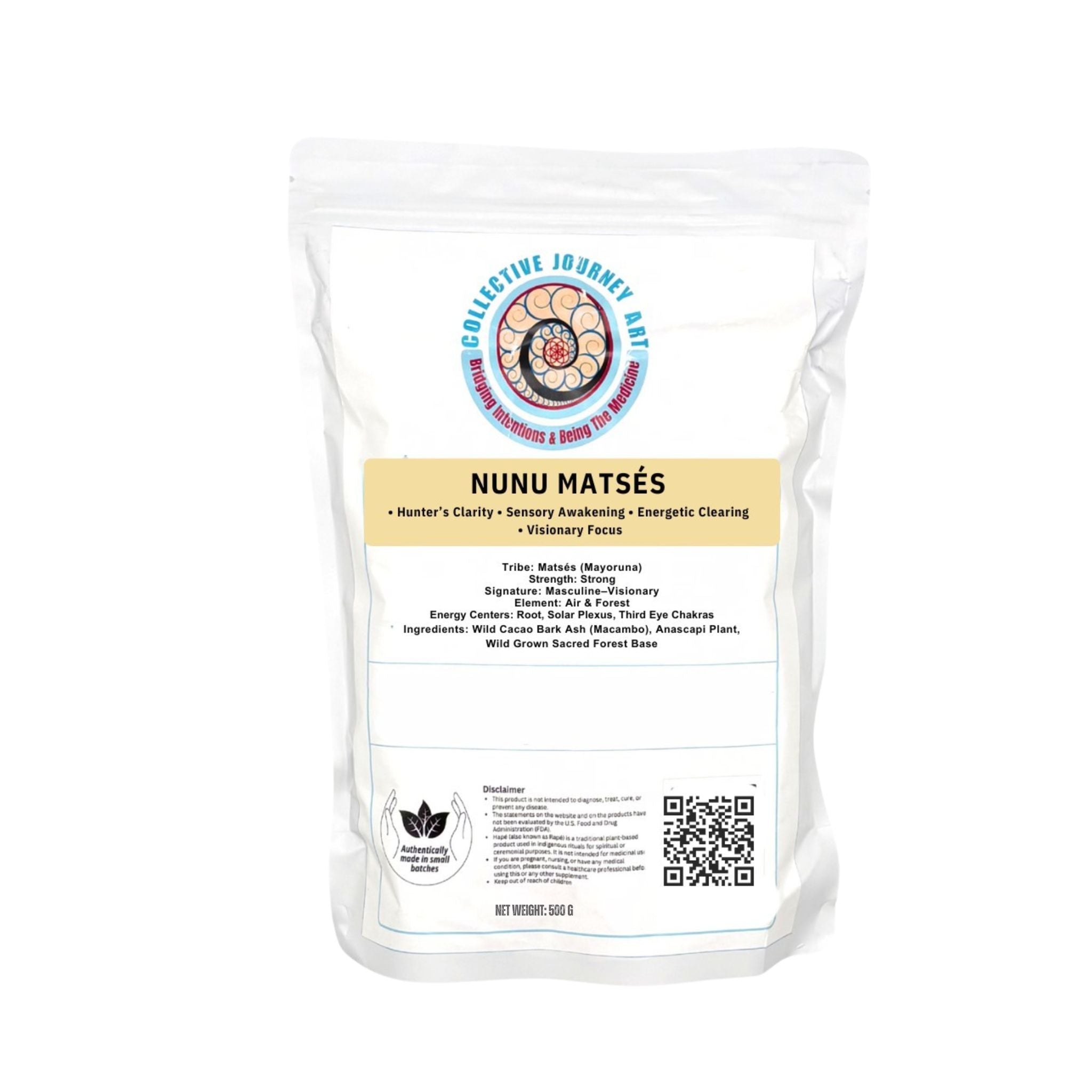 Hapé Nunu Matsés Authentic Rapé