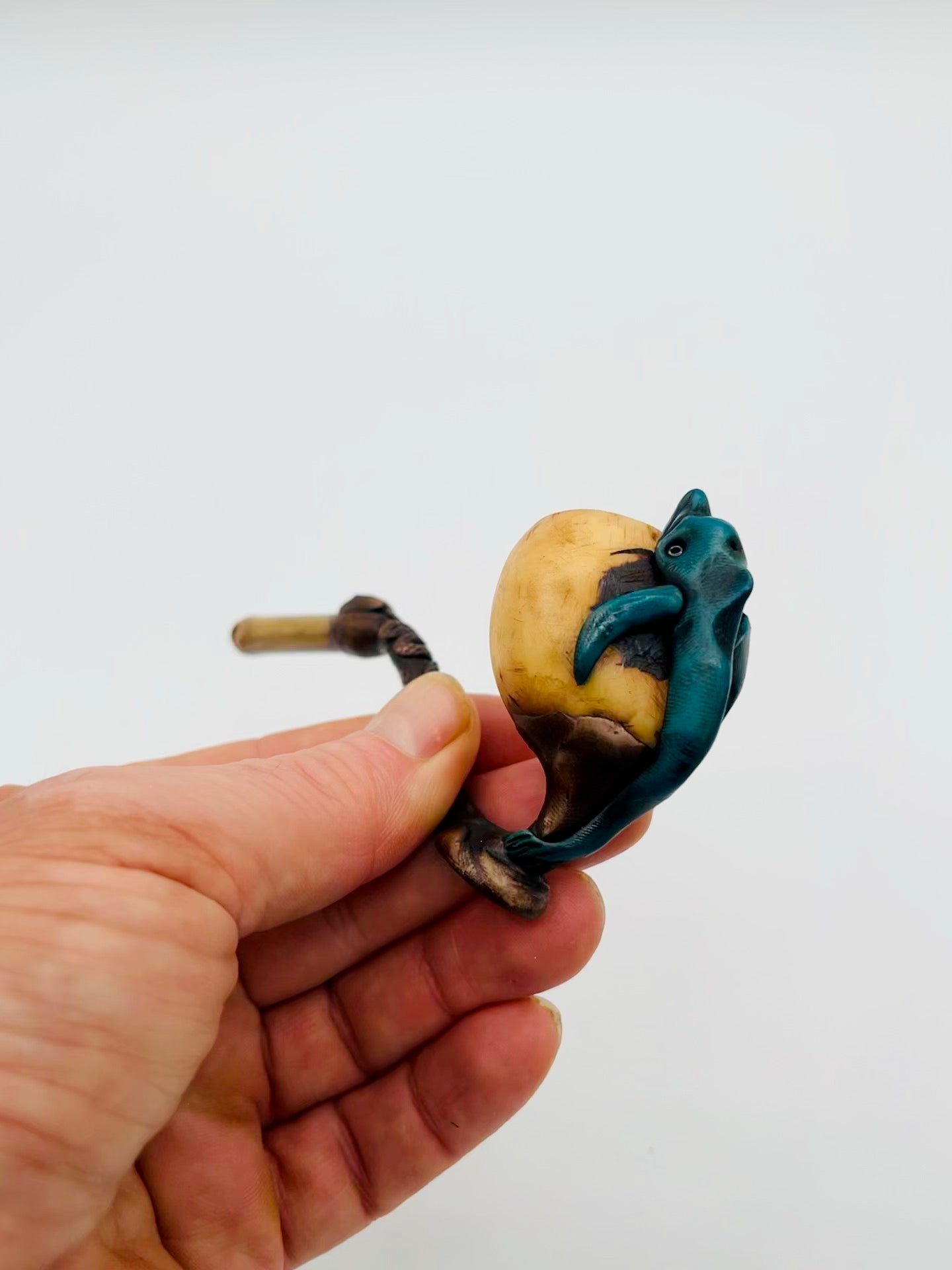 Curved Tagua Classic Pipe