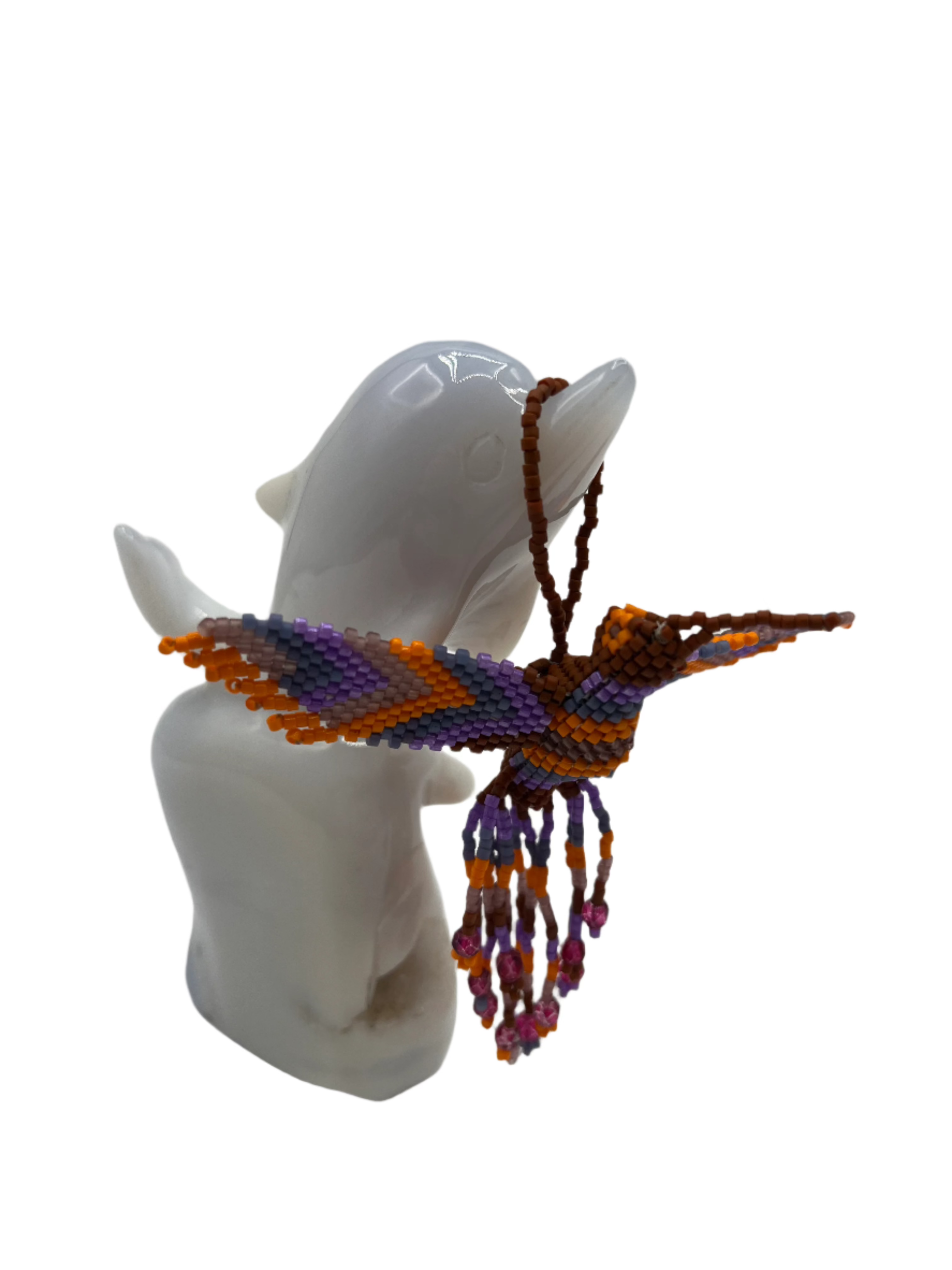 Colibri/Hummingbird Ornament Car/Wall Hang-Miyuki Beads