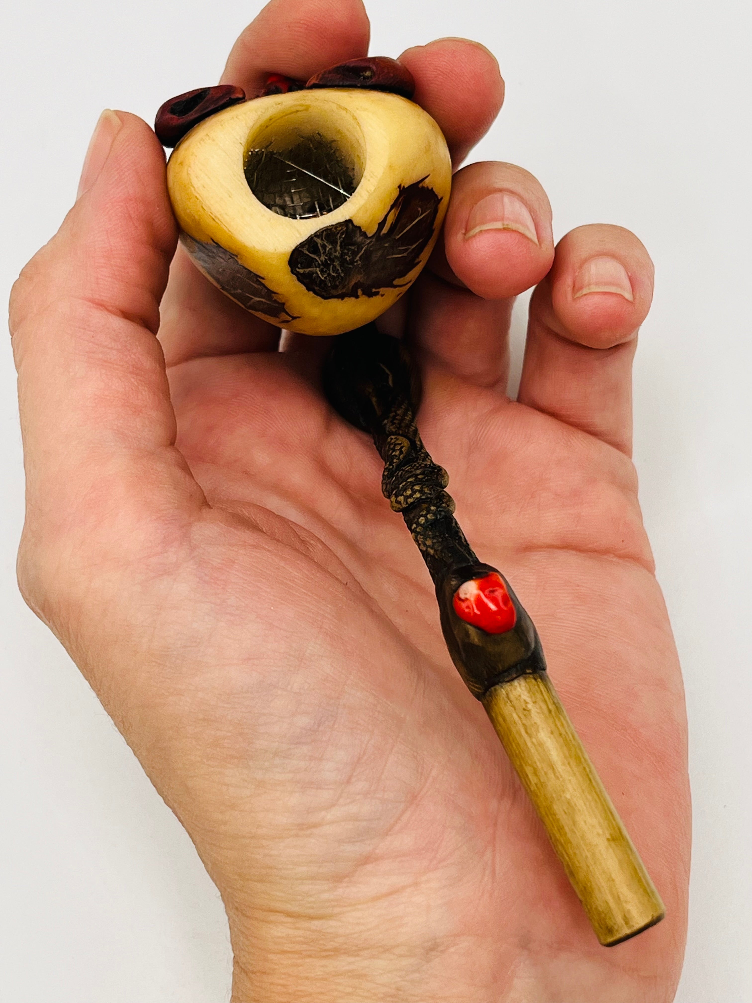 Curved Tagua Classic Pipe
