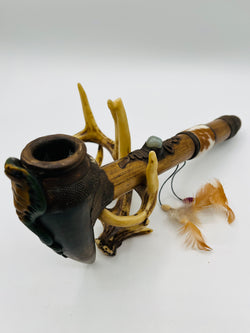 Large Bamboo Peace Pipe