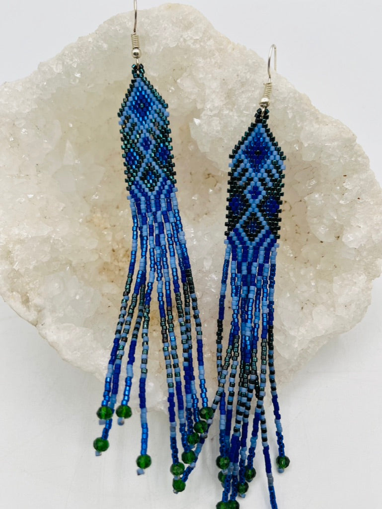 Native Earrings Blue