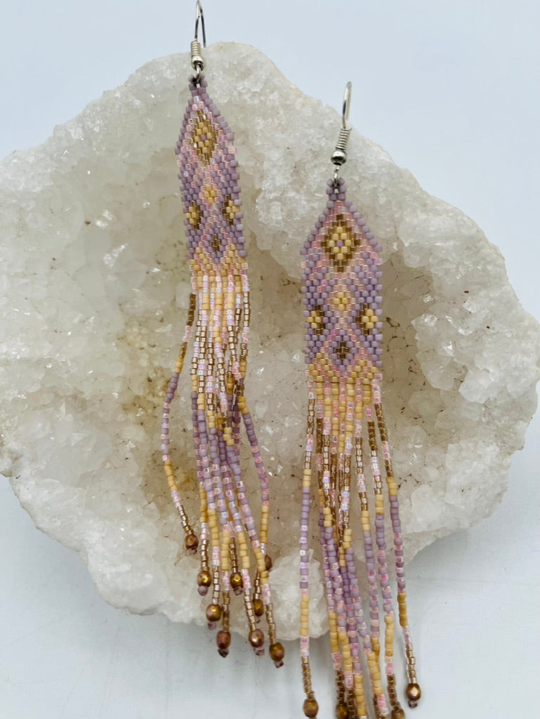 Native Earrings Pink