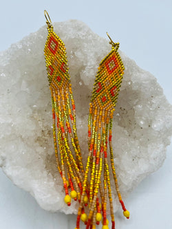 Native Earrings Yellow