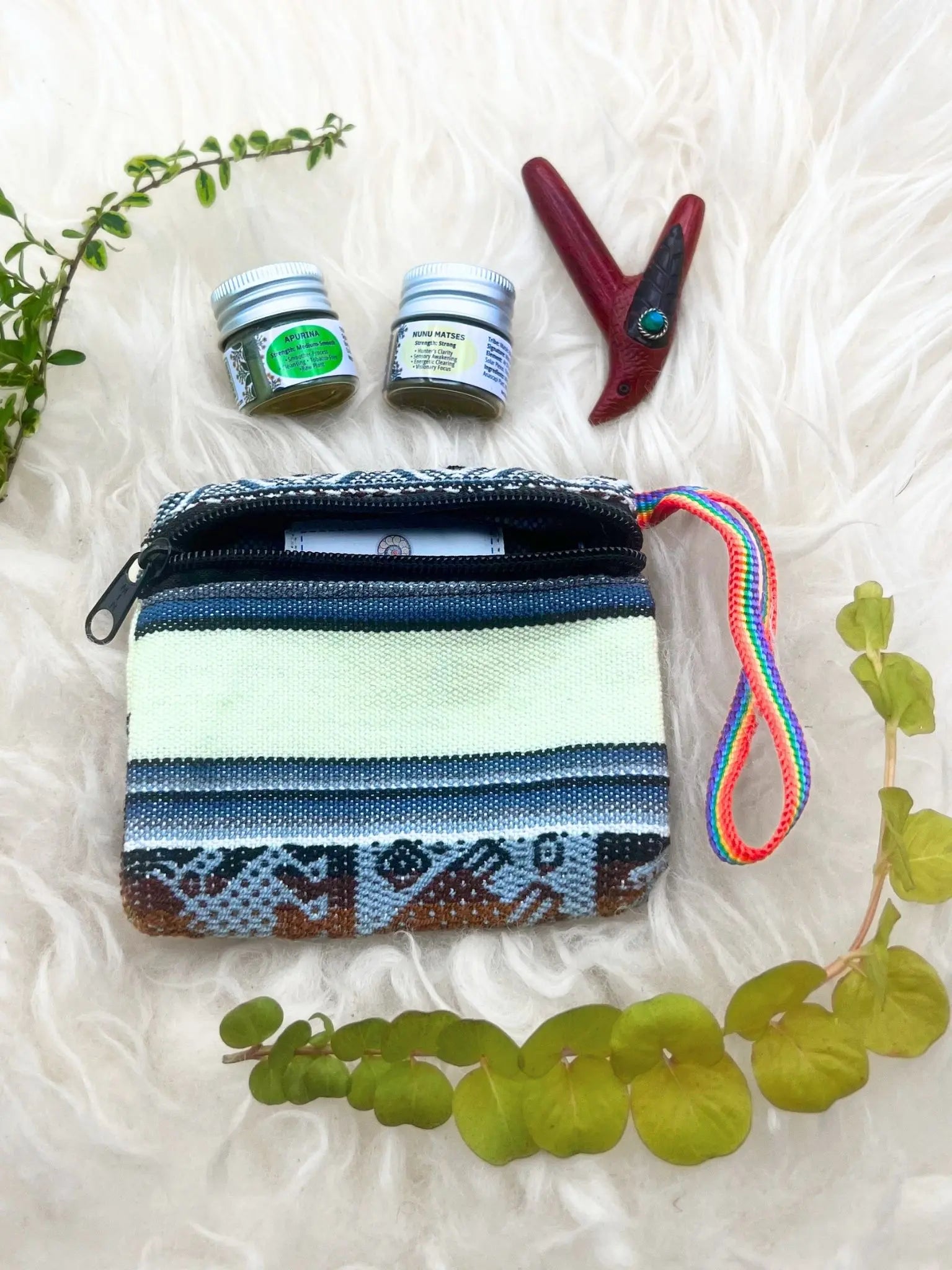 Nicotine - Free Nunu Matsés + Apurina Hapé Small Jar (0.25 oz) Bundle by Collective Journey Art