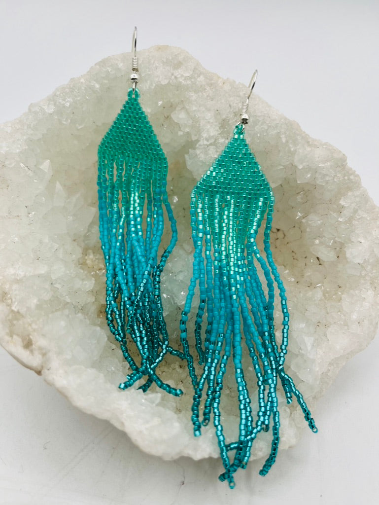 Sombra Earrings BlueGreen