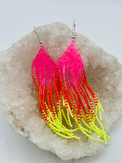 Sombra Earrings Pink