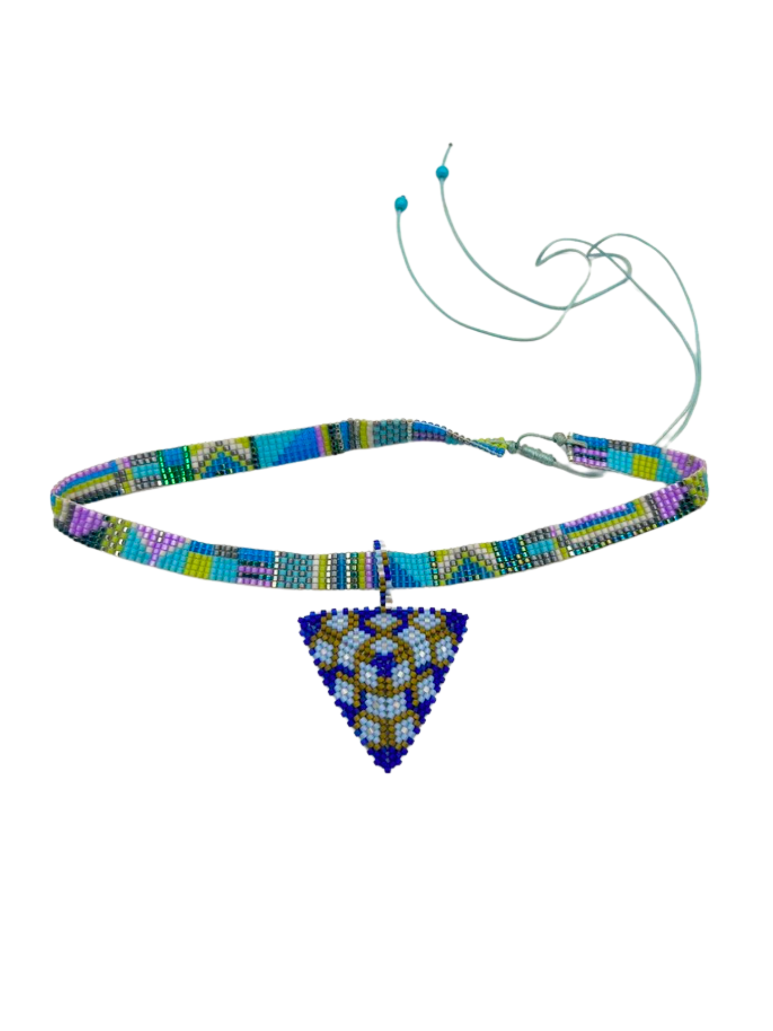 Pyramid Pendant Choker/Headpiece - 6 Line by Collective Journey Art