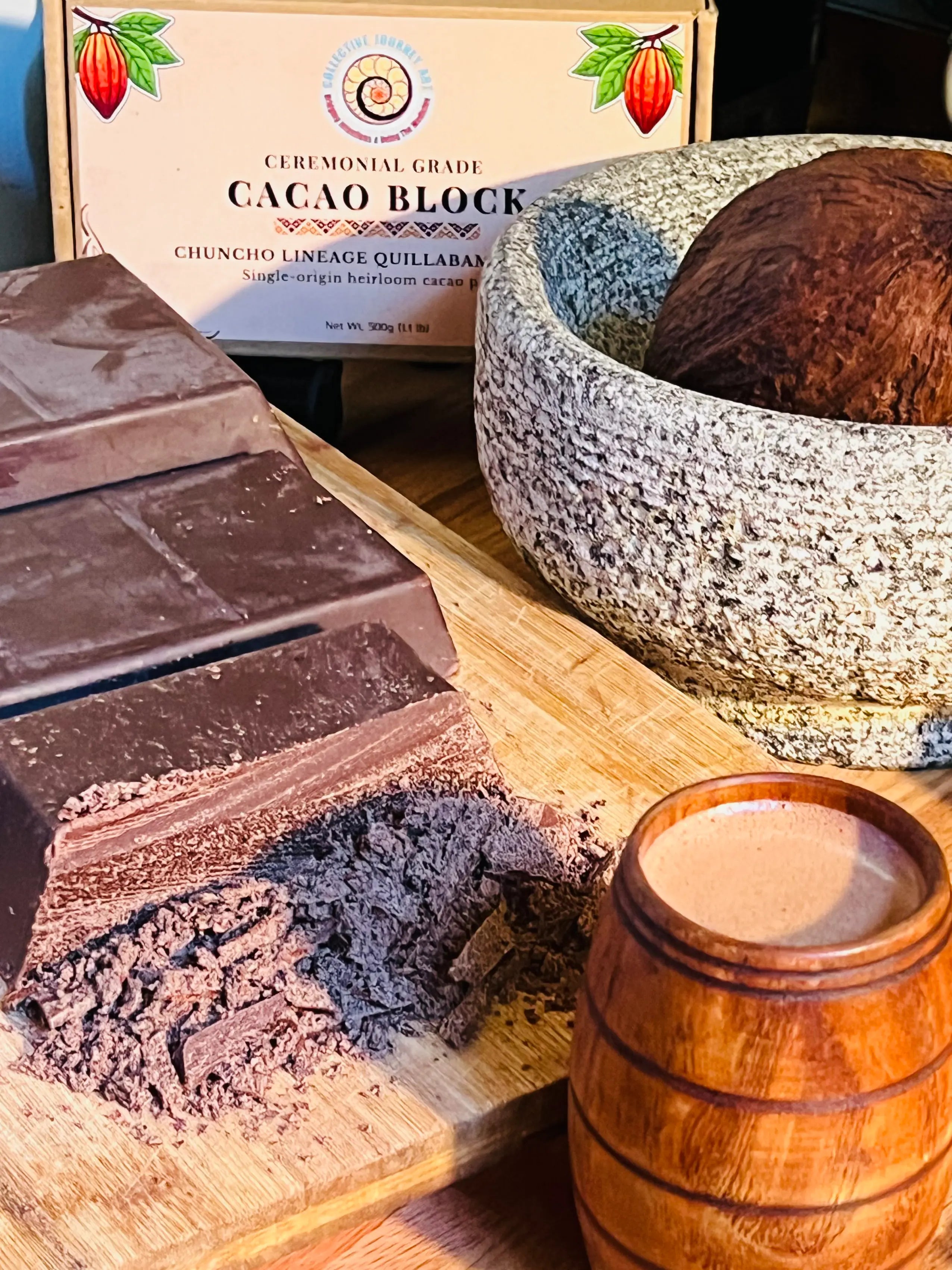Chuncho Ceremonial Cacao Block | Sacred Valley Peru