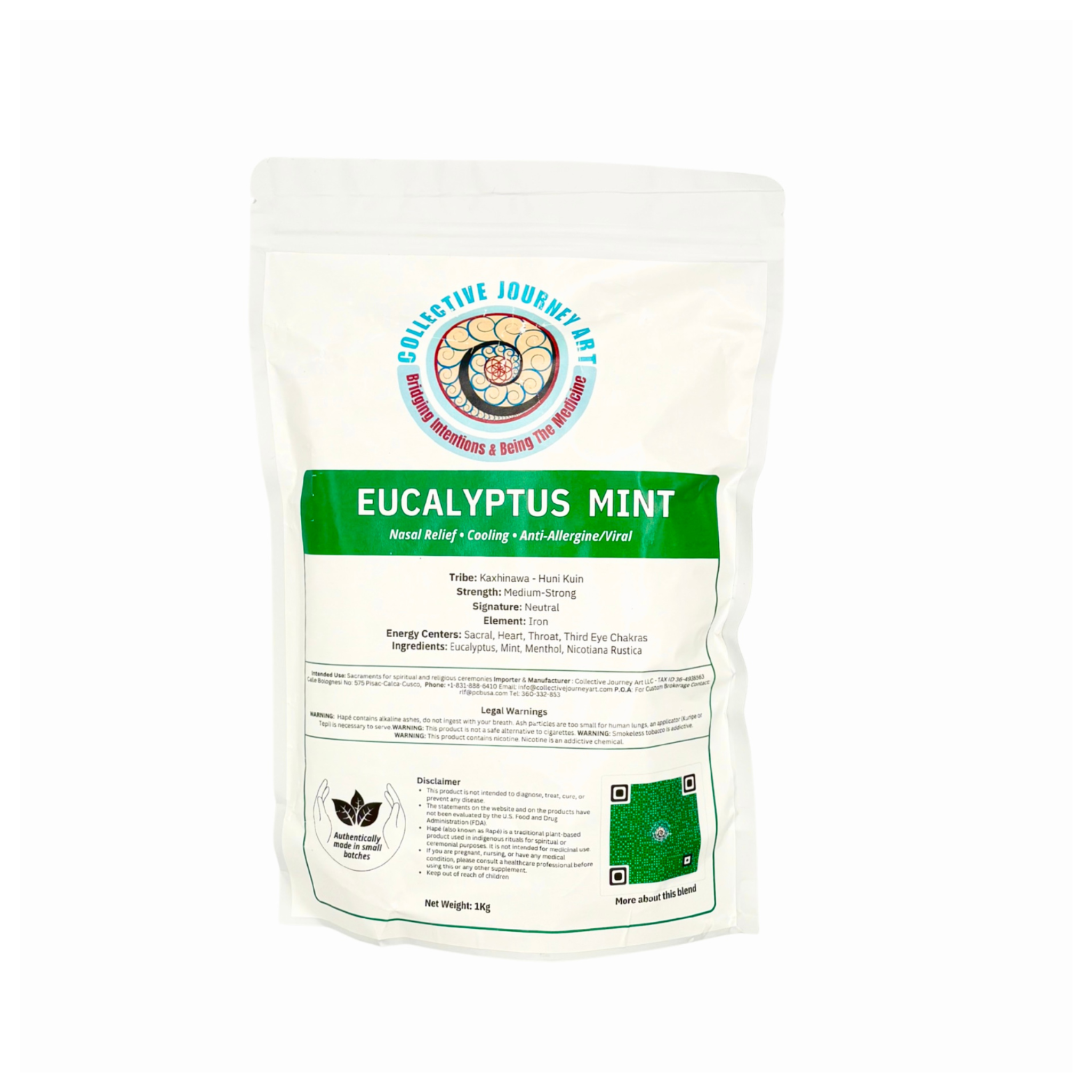 Hapé EUCALYPTUS-MINT Authentic Rapé