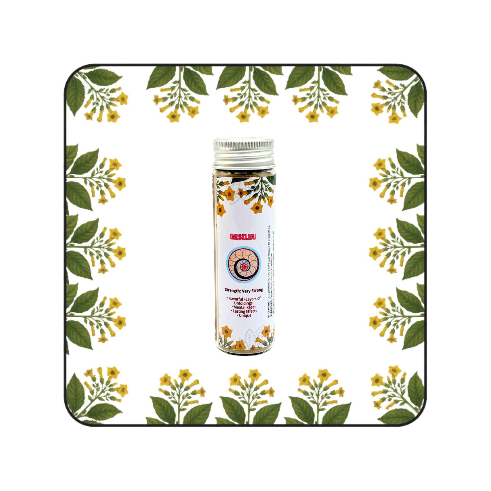  Gesileu hapé (rapé) large 32g  jar by Collective Journey Art – authentic Amazonian forest medicine blend for meditation & mental reset, unique blend.