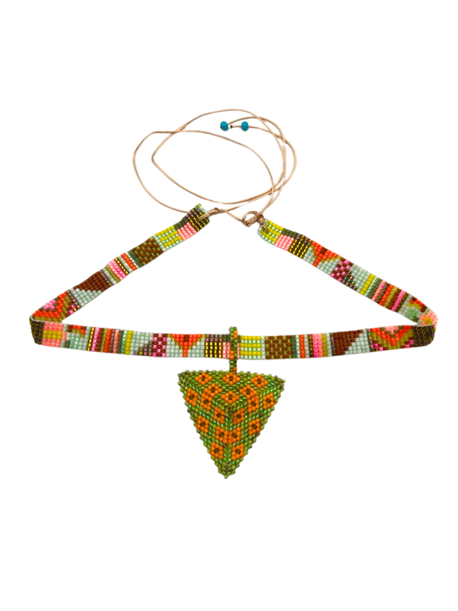 Pyramid Pendant Choker/Headpiece - 6 Line by Collective Journey Art