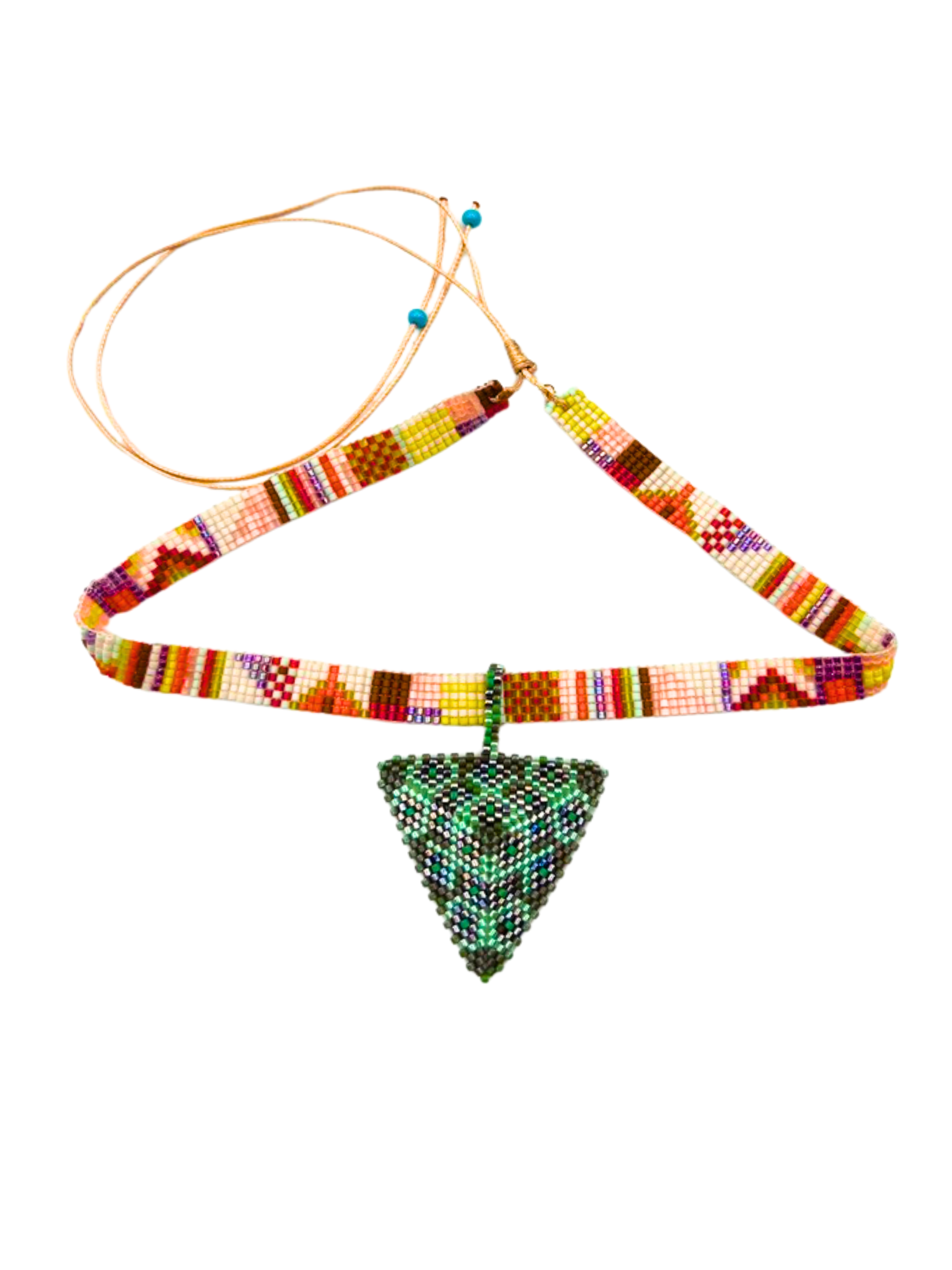 Pyramid Pendant Choker/Headpiece - 6 Line by Collective Journey Art