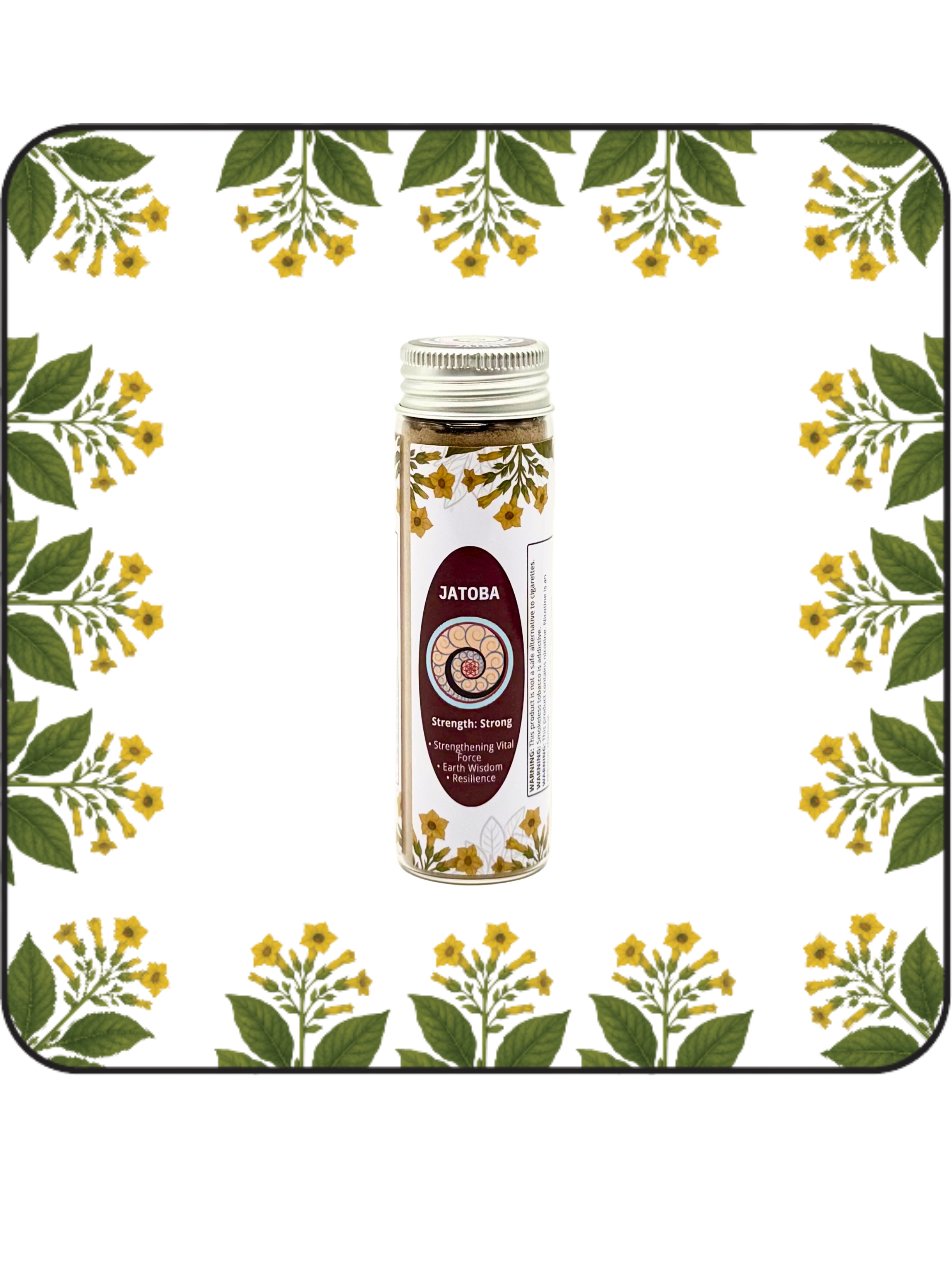 Jatobá hapé large bottle (32g), traditional blend for grounding, endurance, and stability