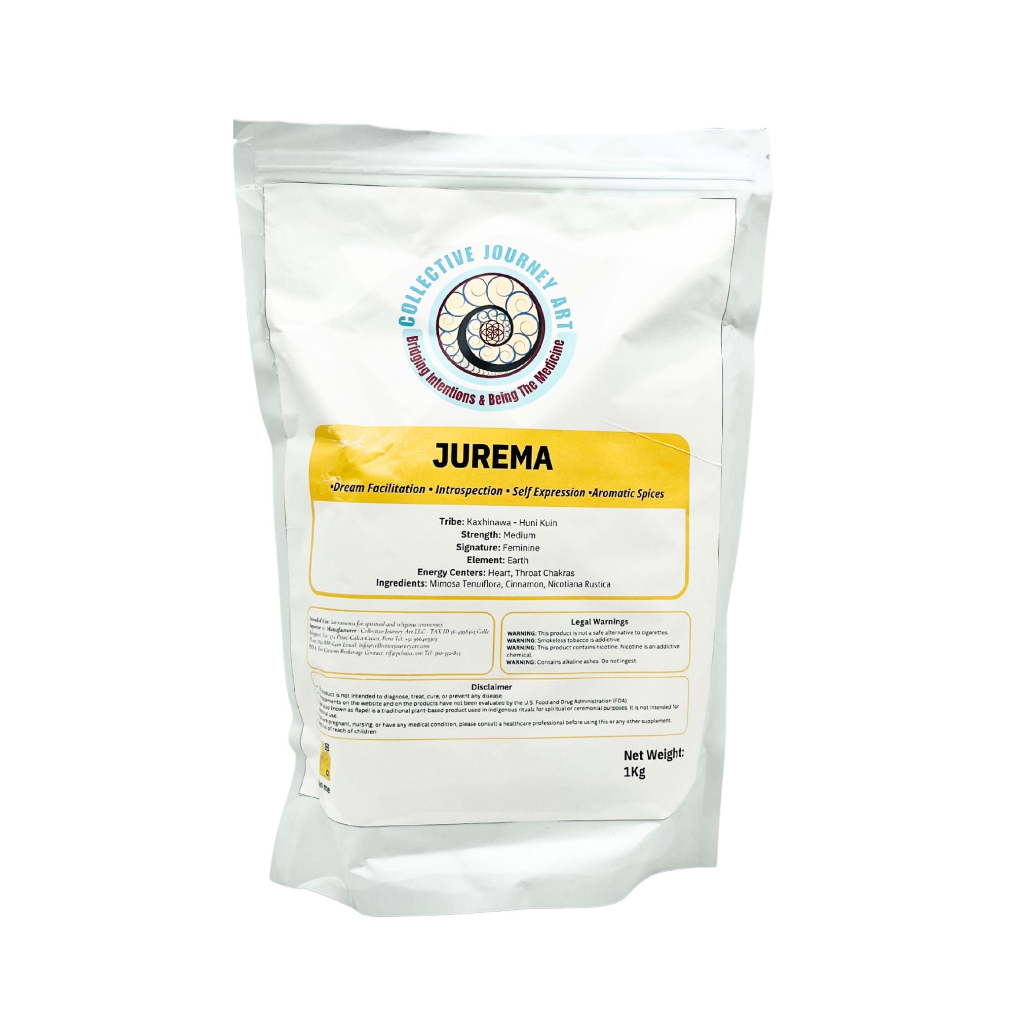 Jurema hapé 1kg bulk, traditional Jurema blend for deep grounding and visionary work
