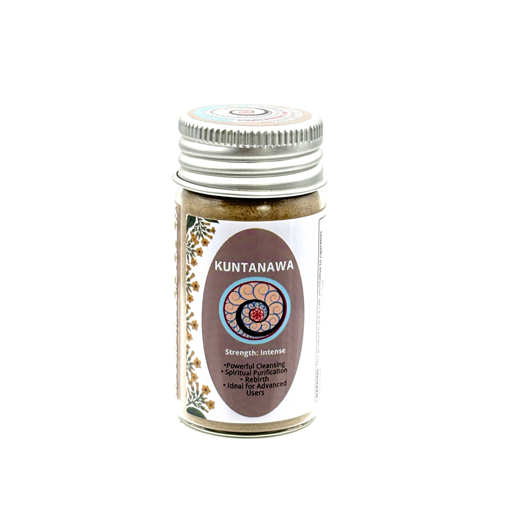 Kuntanawa Hapé Medicine Medicine Jar (32g) handcrafted by the Kuntanawa Tribe, known as the People of the Palm, for powerful cleansing and spiritual purification.