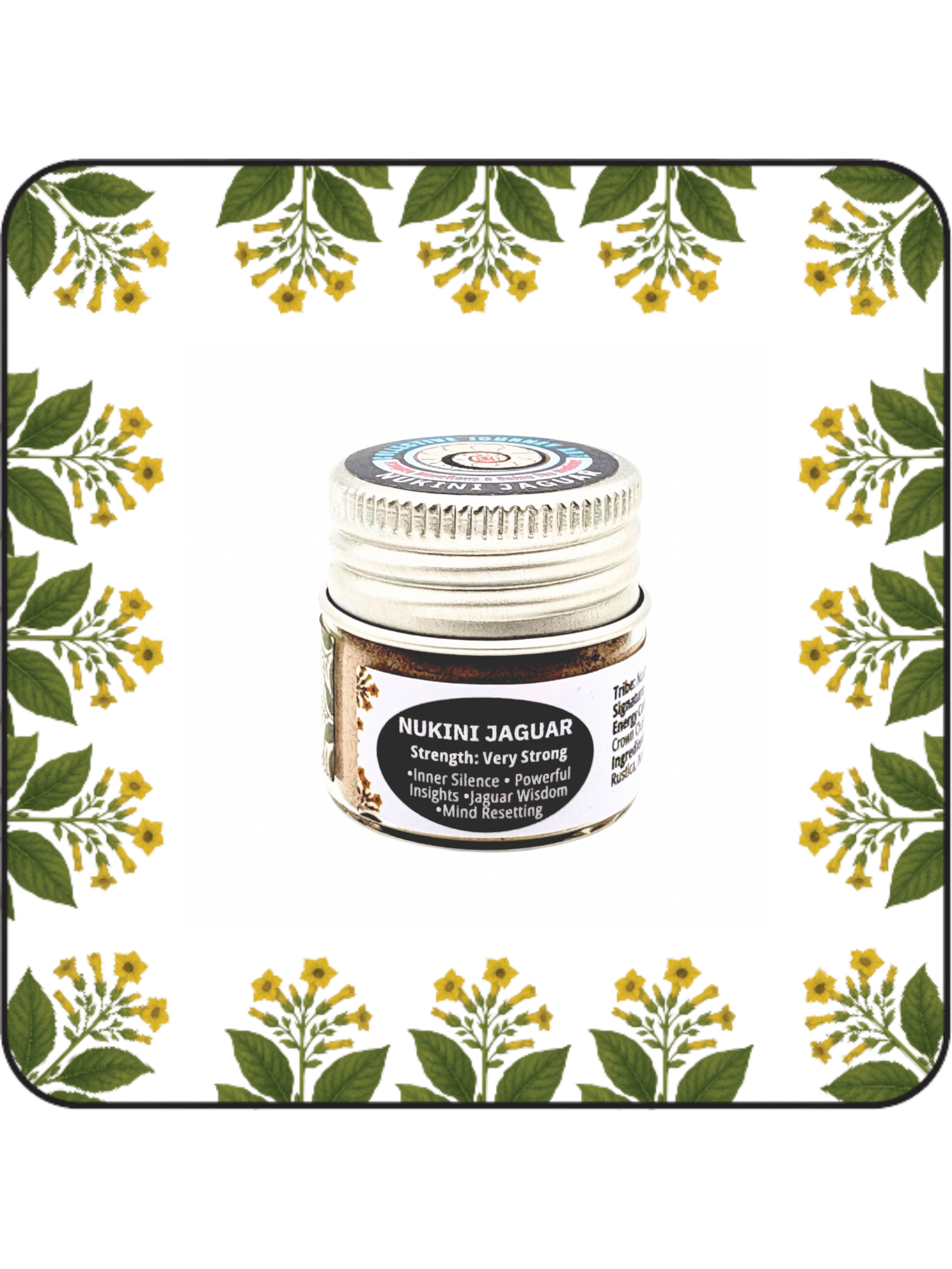 Nukini Jaguar Hapé Blend for Inner Silence & Powerful Insights
