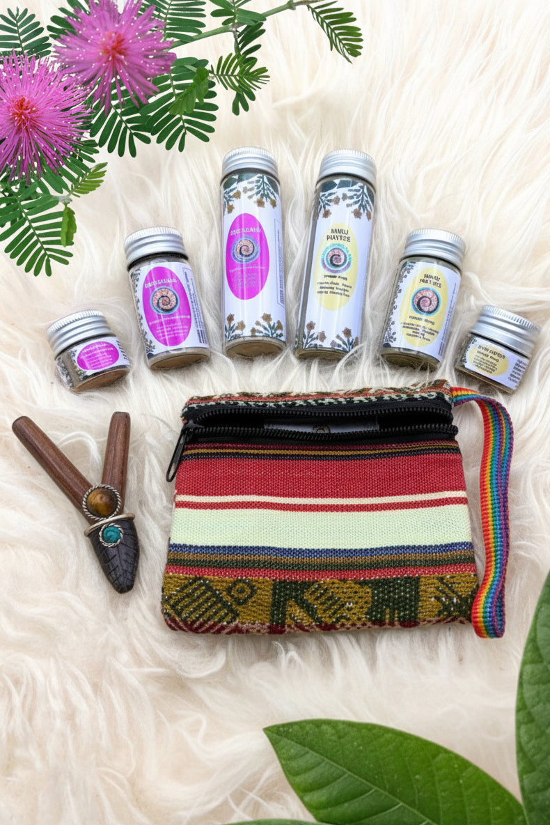Bobinsana Hapé & Rare Nunu - Matsés (Nicotine Free) Starter Kit by Collective Journey Art