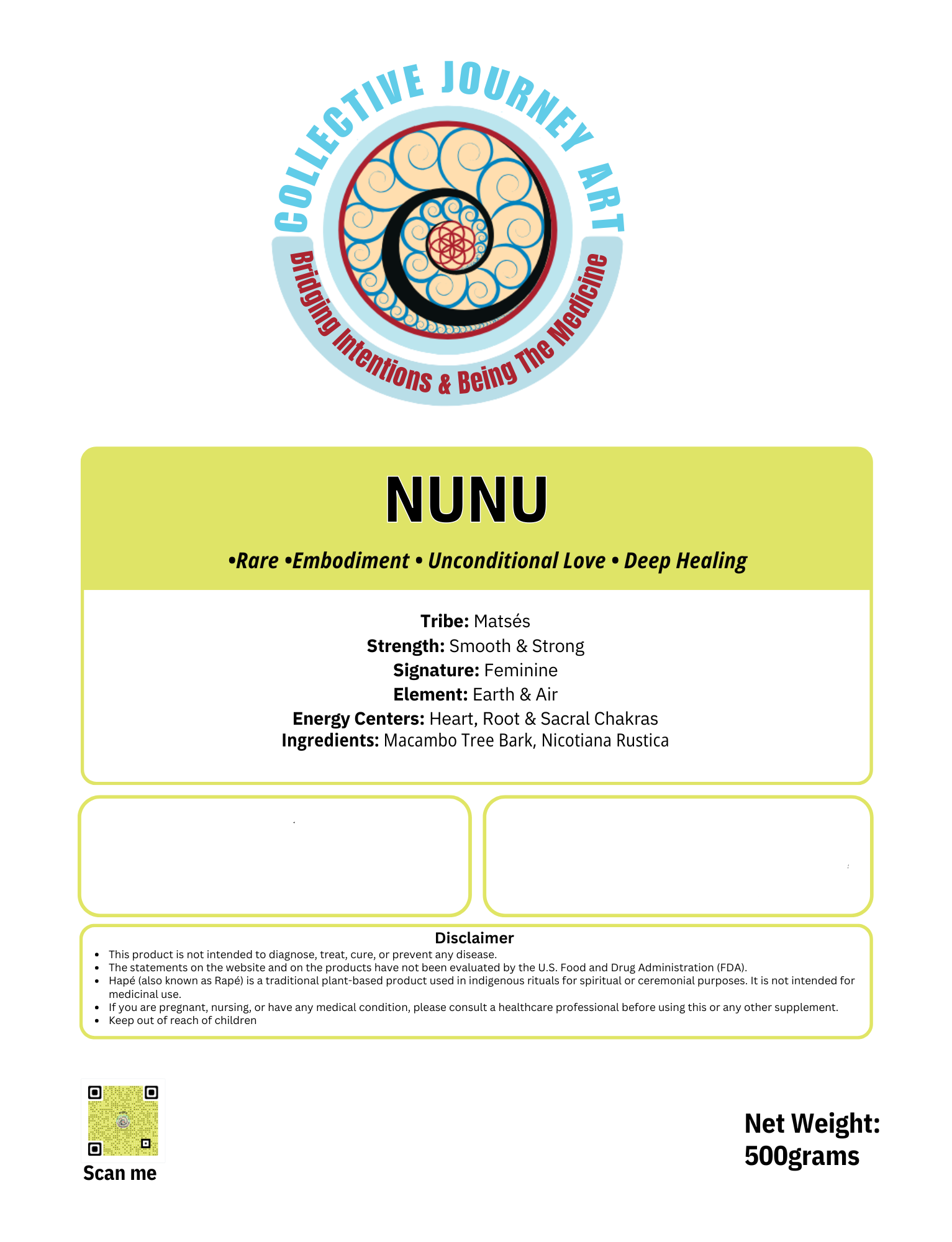 Hapé NUNU Authentic Rapé