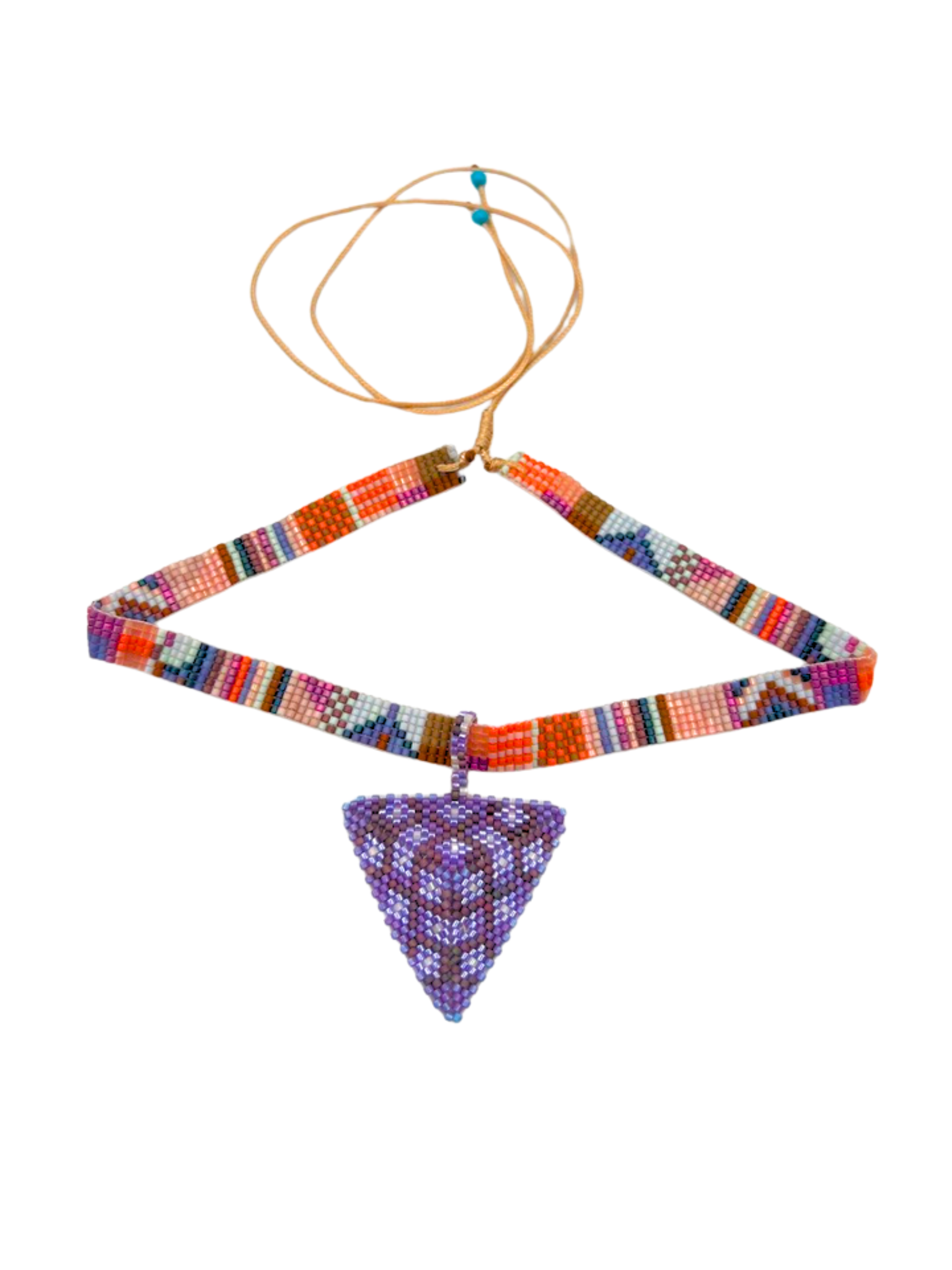Pyramid Pendant Choker/Headpiece - 6 Line by Collective Journey Art