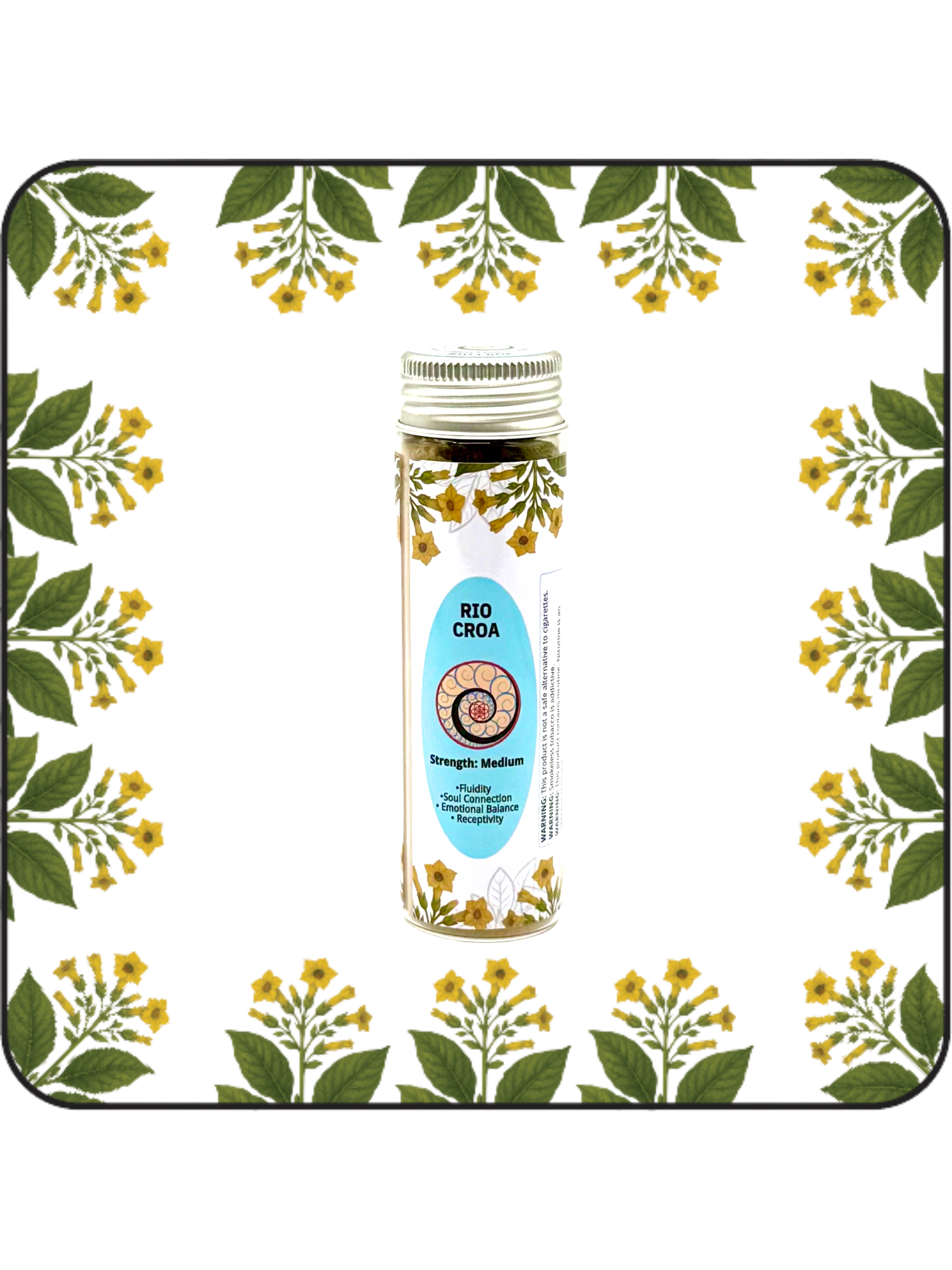 Rio Croa hapé large bottle (32g), traditional blend for grounding and connection to the forest