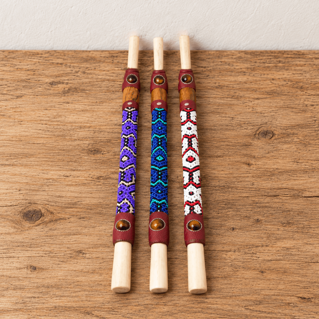 Shipibo Lines Tepi | Hapé Serving Applicator by Collective Journey Art