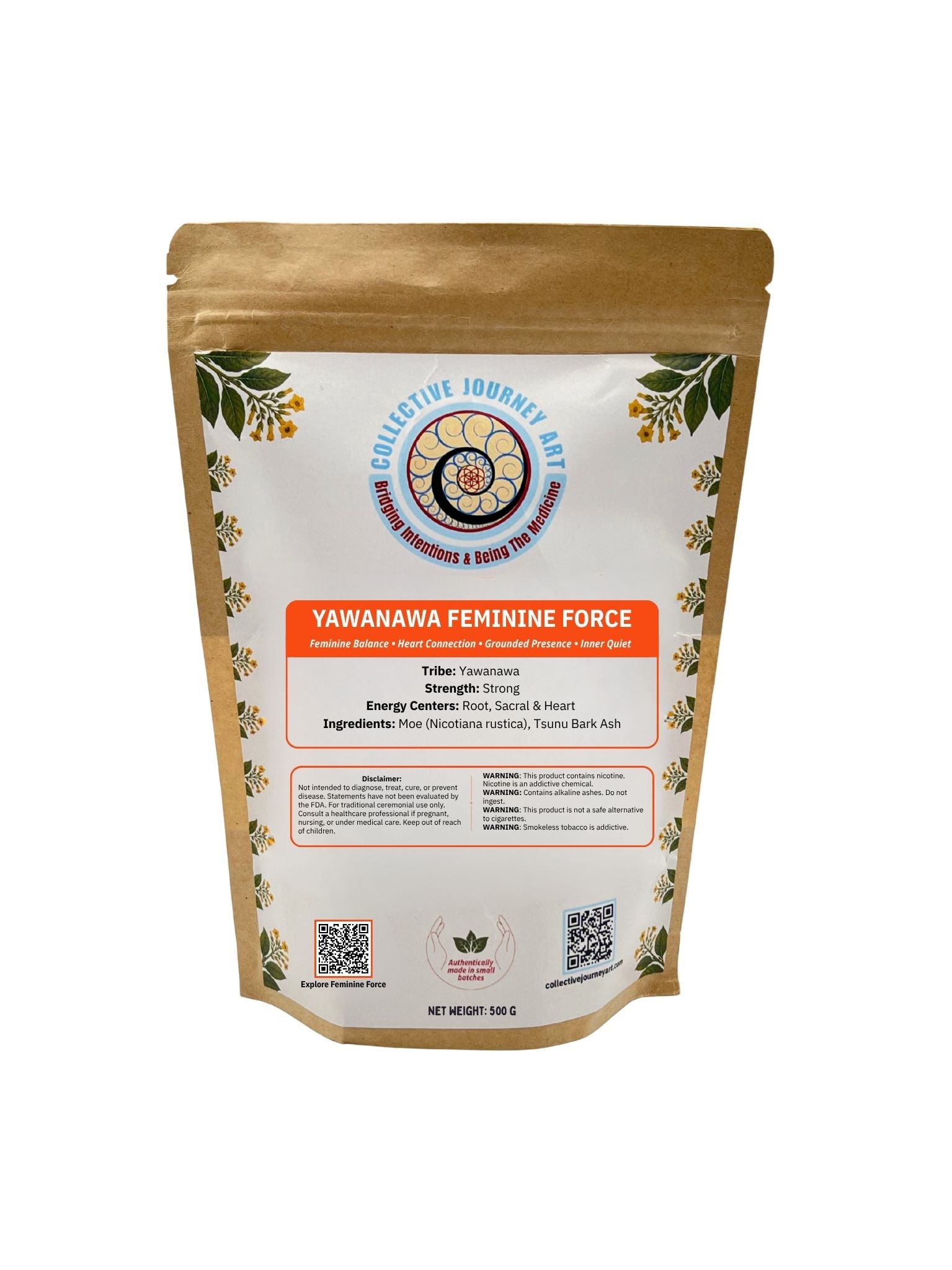 Hapé YAWANAWA FEMININE FORCE Authentic Rapé