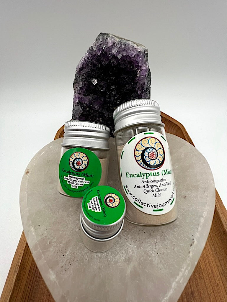 Hapé EUCALYPTUS (MENTHE) Rapé [Anti-congestion, Nettoyage Rapide, Anti-Allergène, Anti-Viral-DOUX]